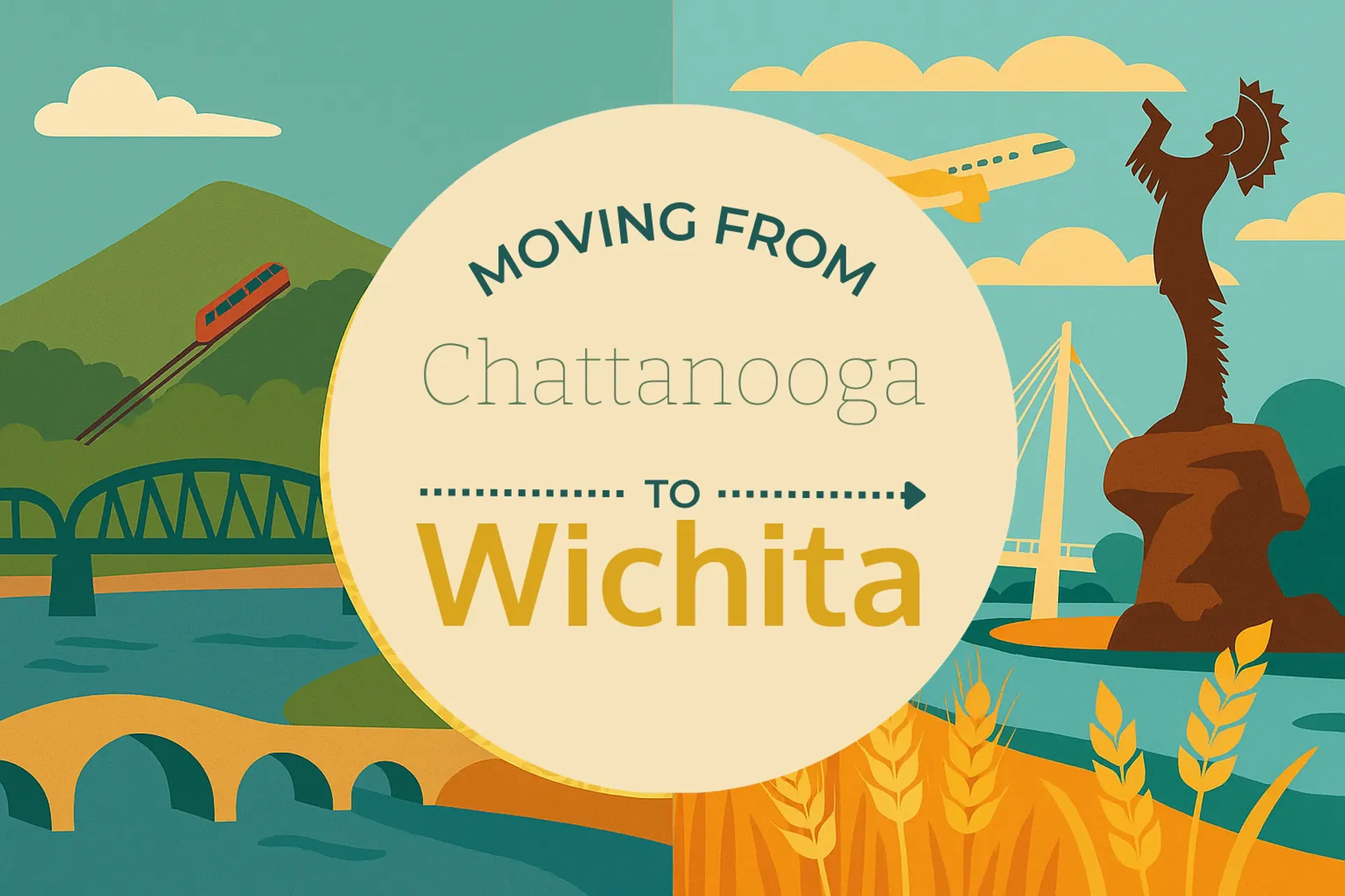 Side-by-side comparison of Chattanooga to Wichita moving companies
