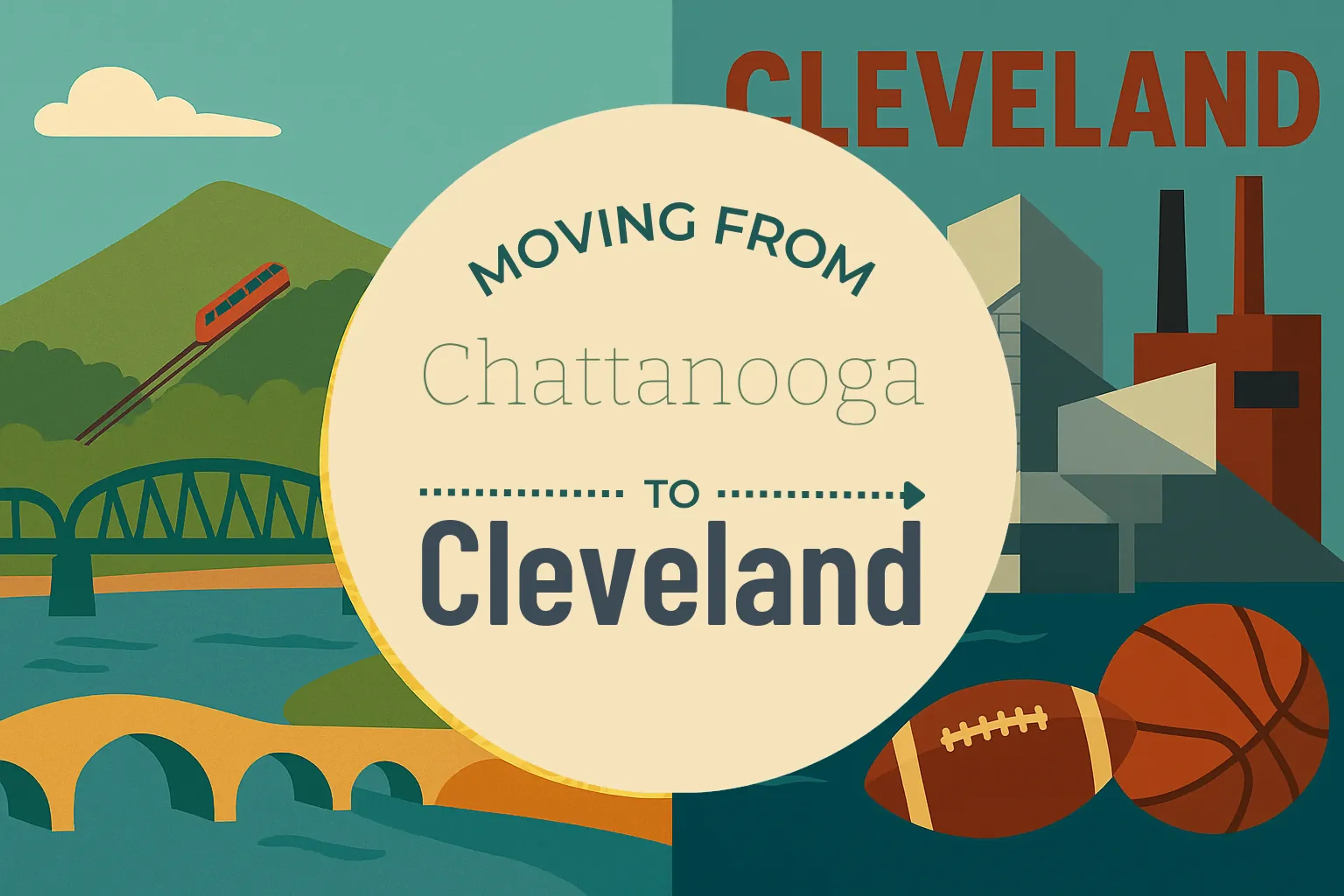 Side-by-side comparison of Chattanooga to Cleveland moving companies