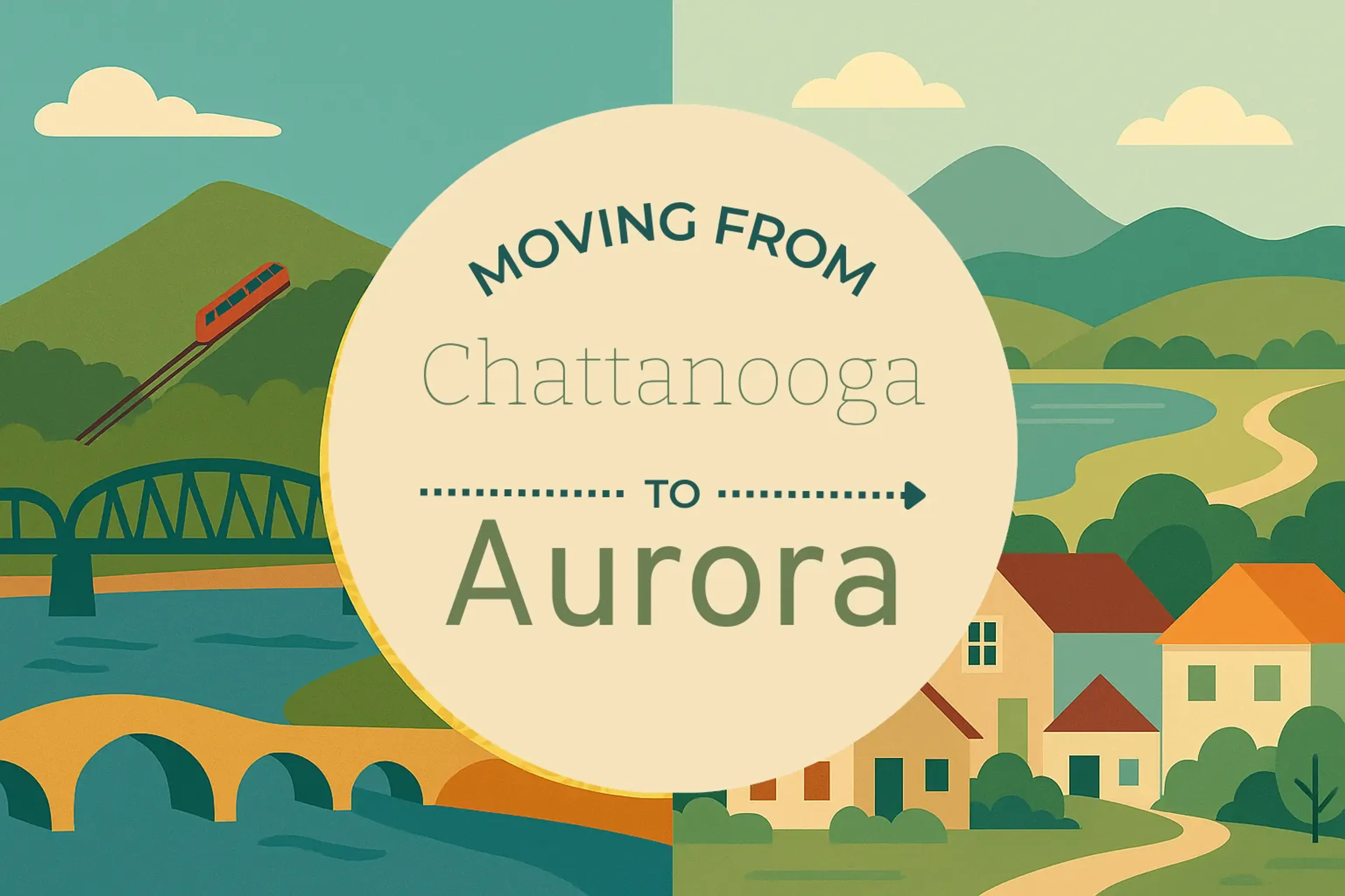 Side-by-side comparison of Chattanooga to Aurora moving companies