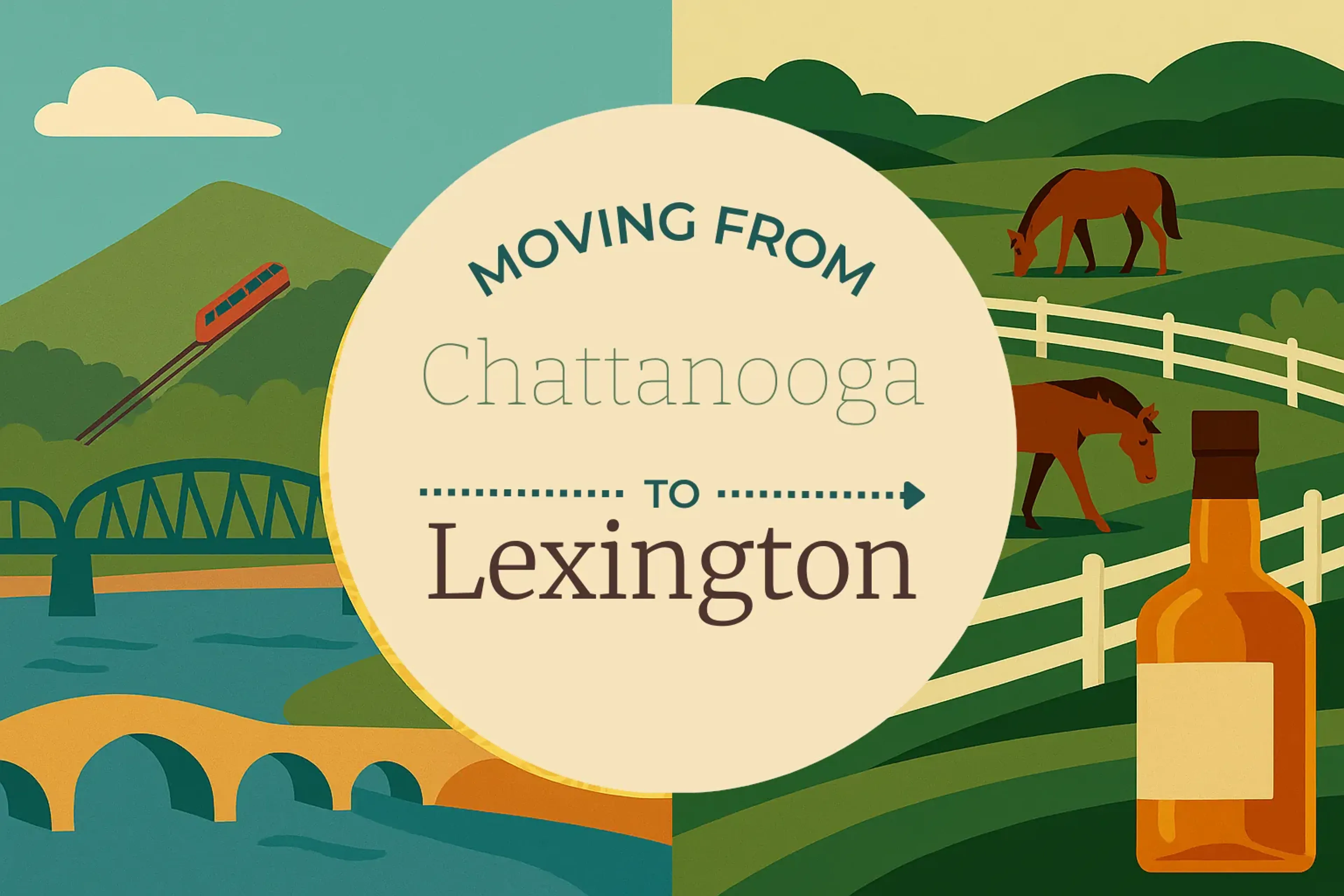 Side-by-side comparison of Chattanooga to Lexington moving companies