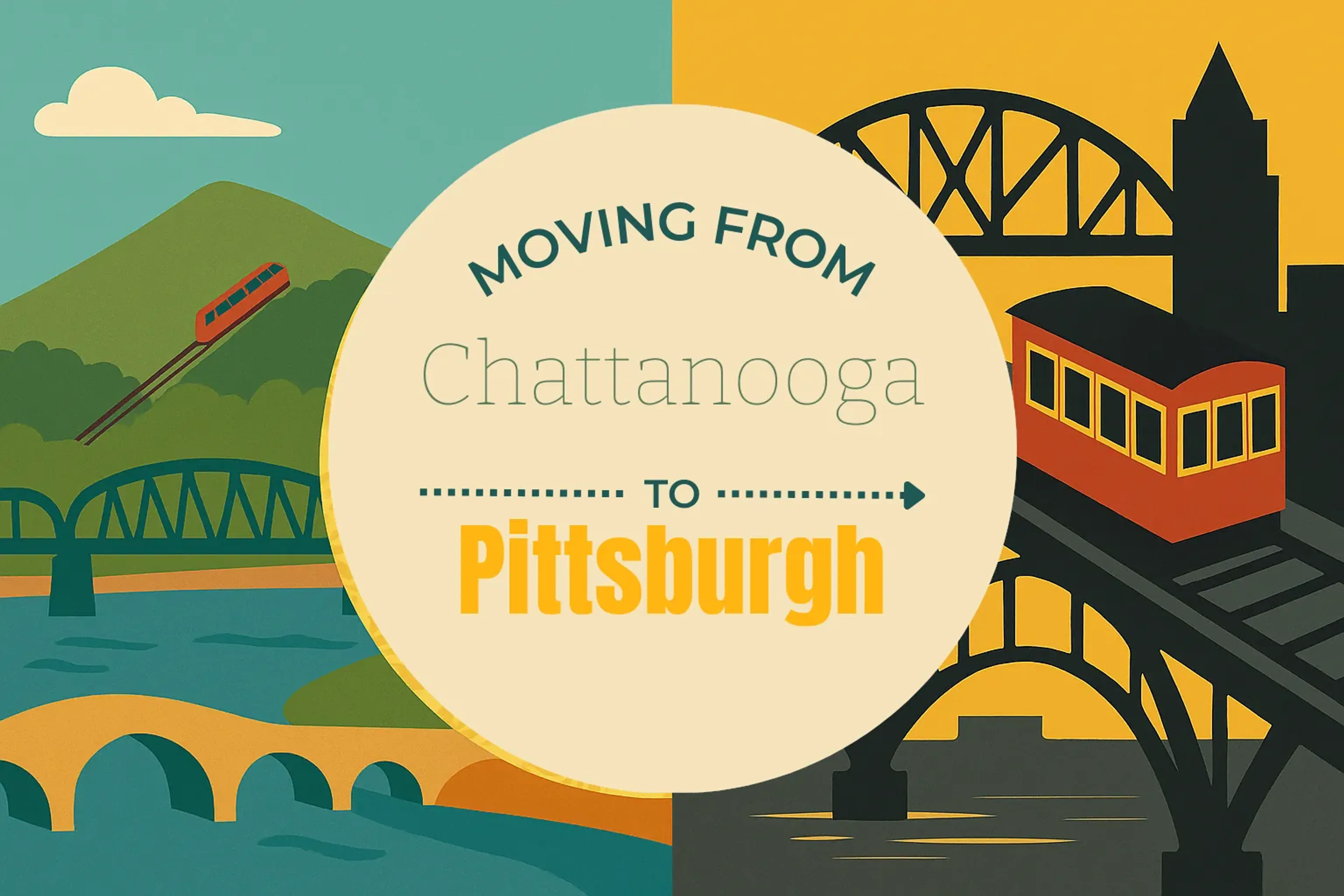 Side-by-side comparison of Chattanooga to Pittsburgh moving companies