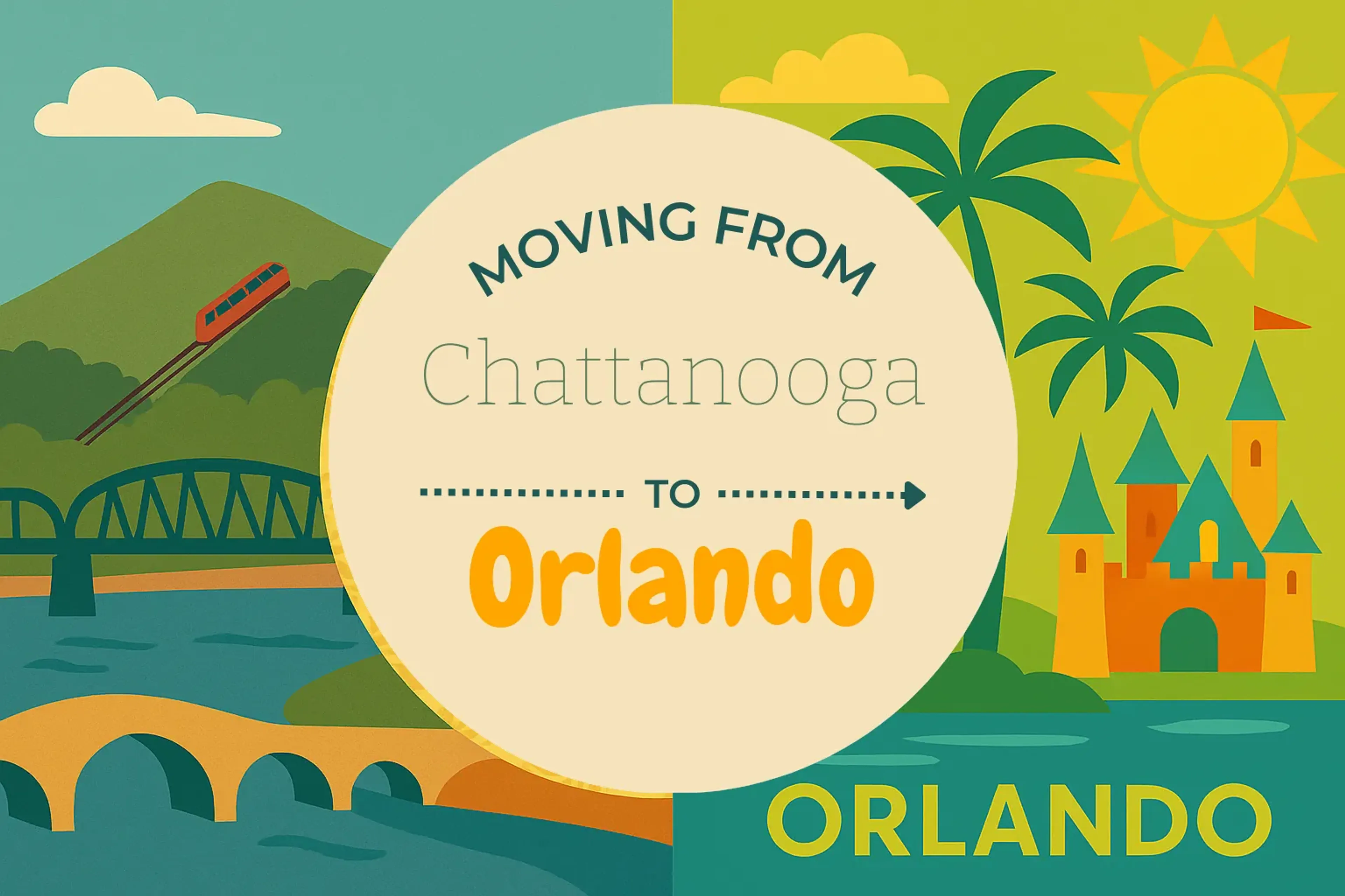 Side-by-side comparison of Chattanooga to Orlando moving companies