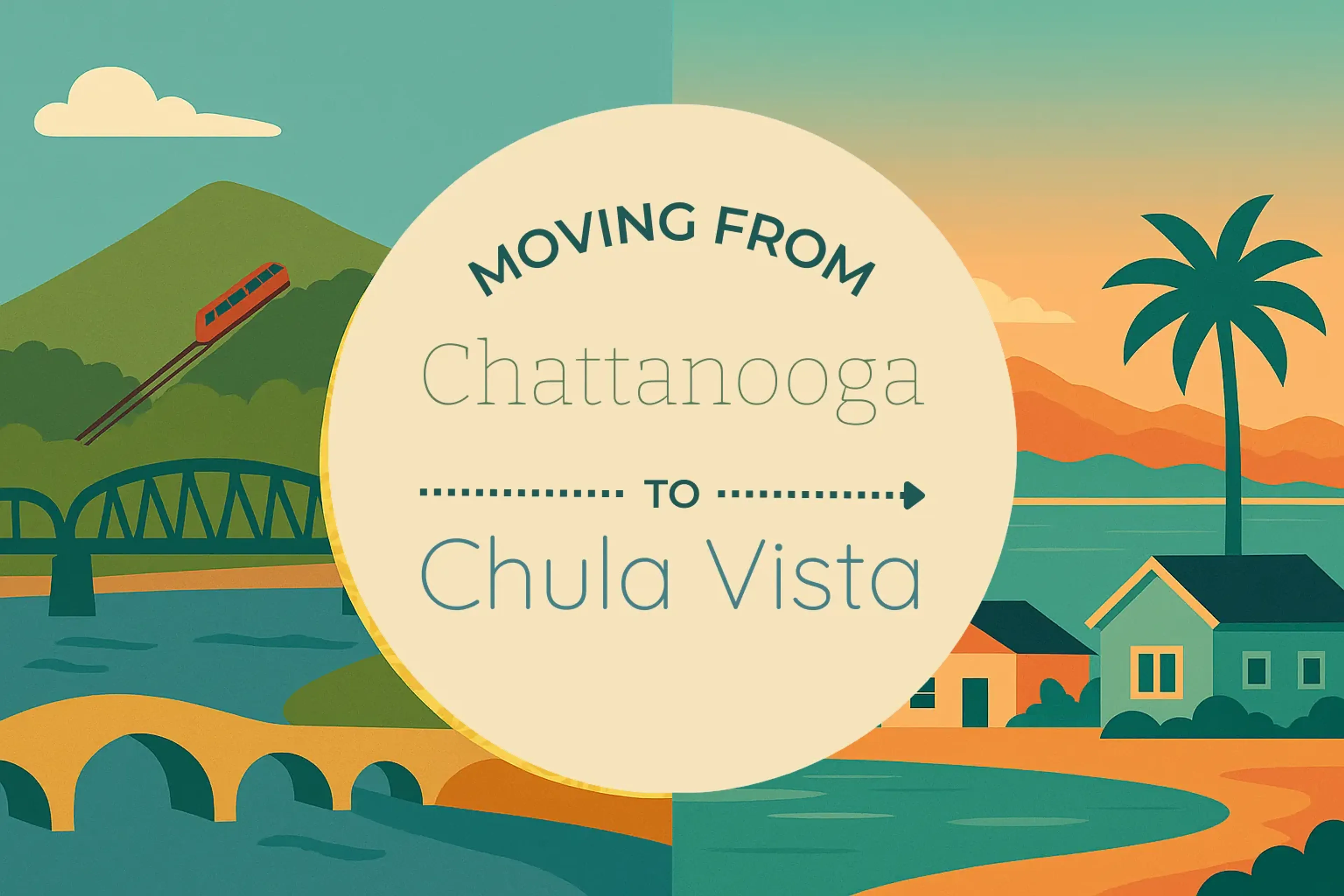 Side-by-side comparison of Chattanooga to Chula Vista moving companies
