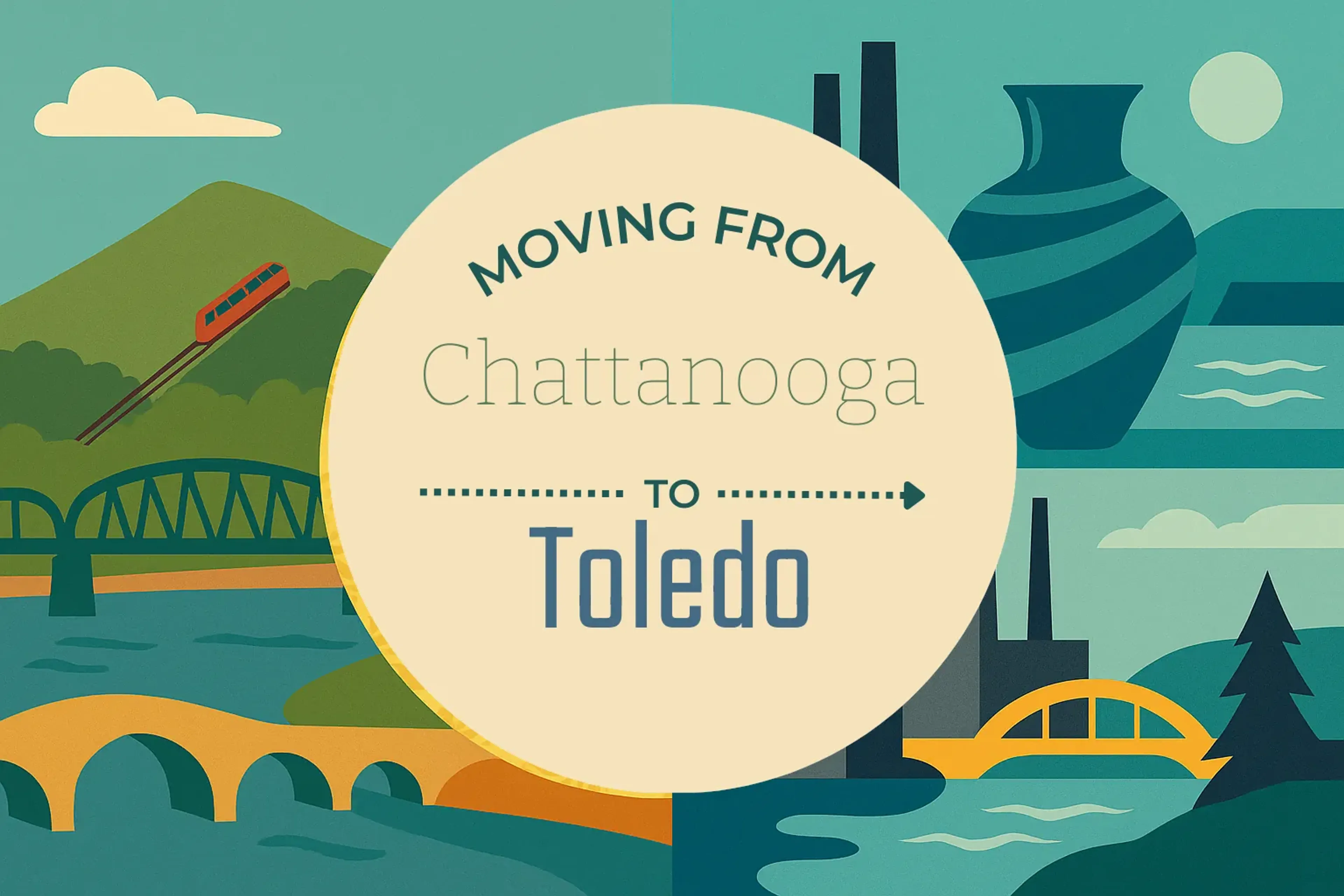 Side-by-side comparison of Chattanooga to Toledo moving companies