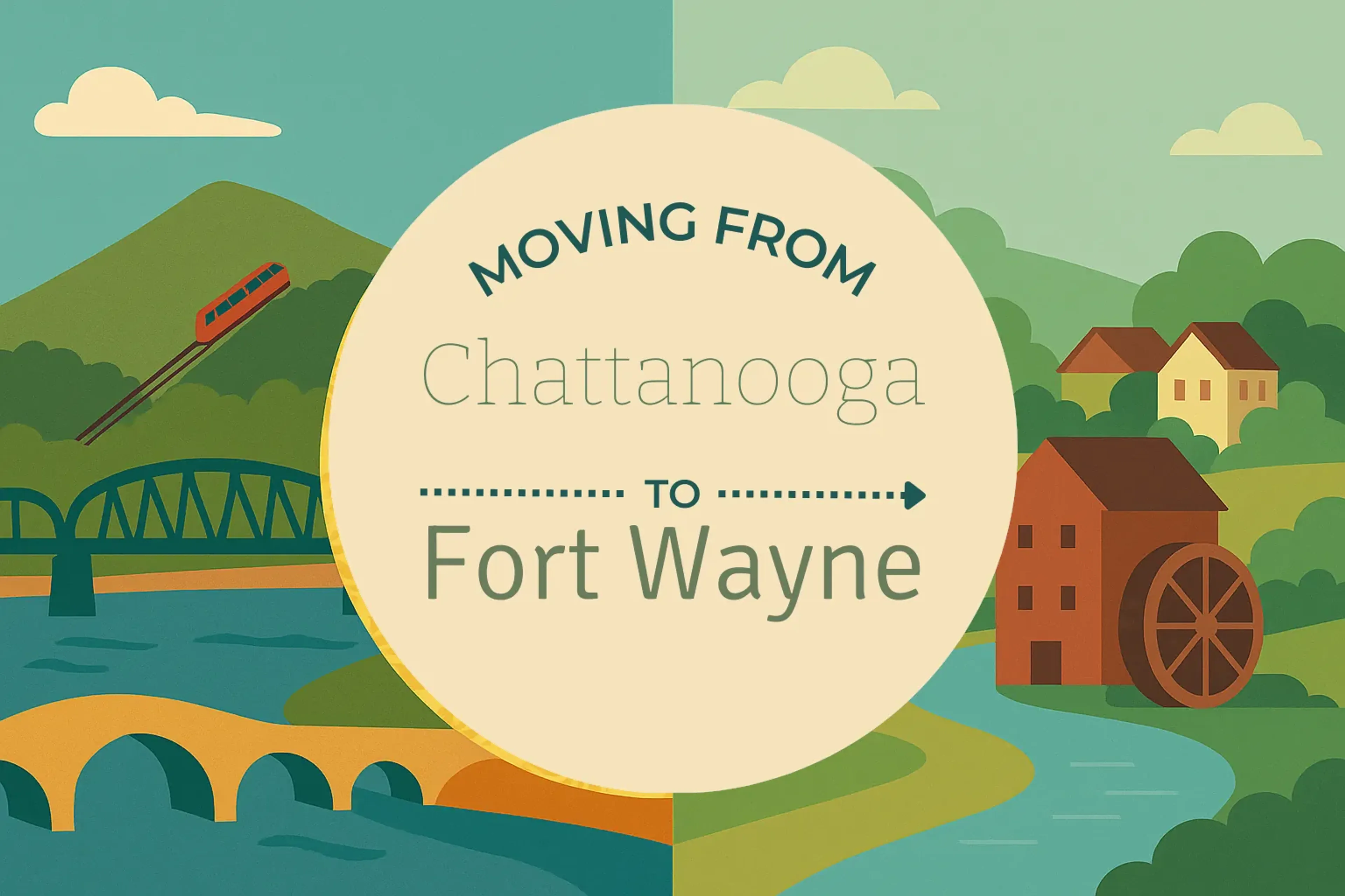 Side-by-side comparison of Chattanooga to Fort Wayne moving companies