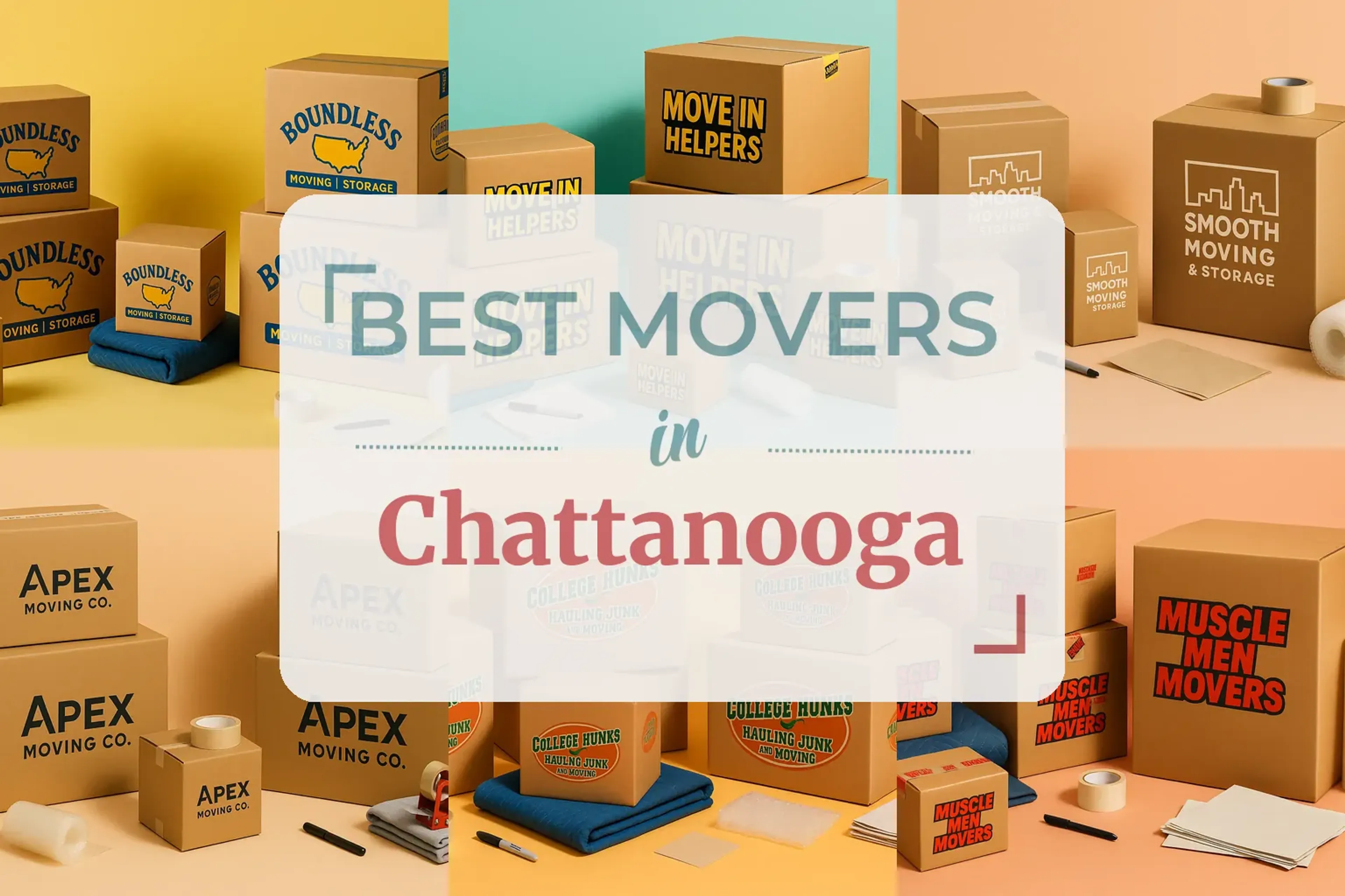 Side-by-side comparison of Chattanooga moving companies
