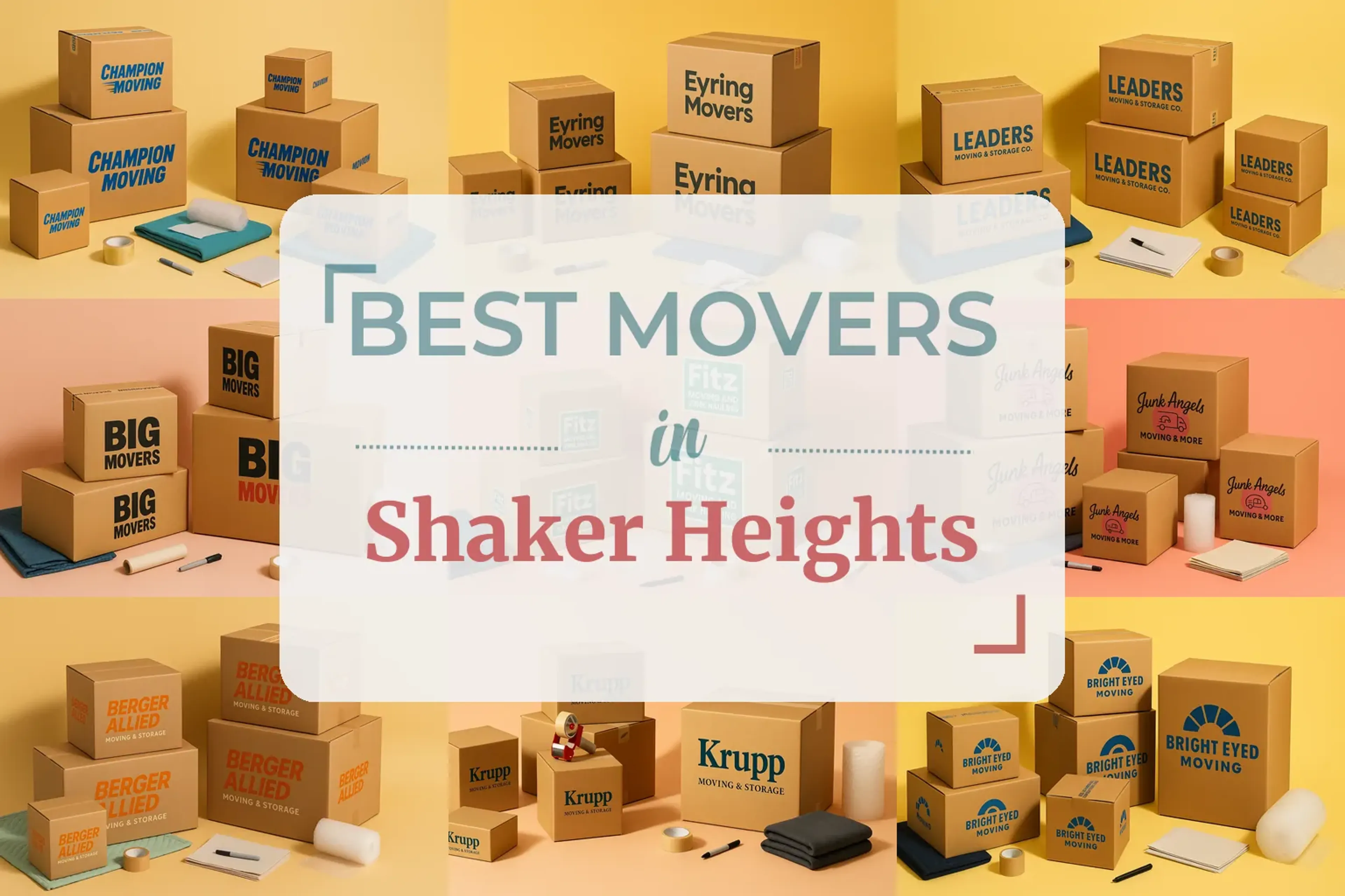 Side-by-side comparison of Shaker Heights moving companies