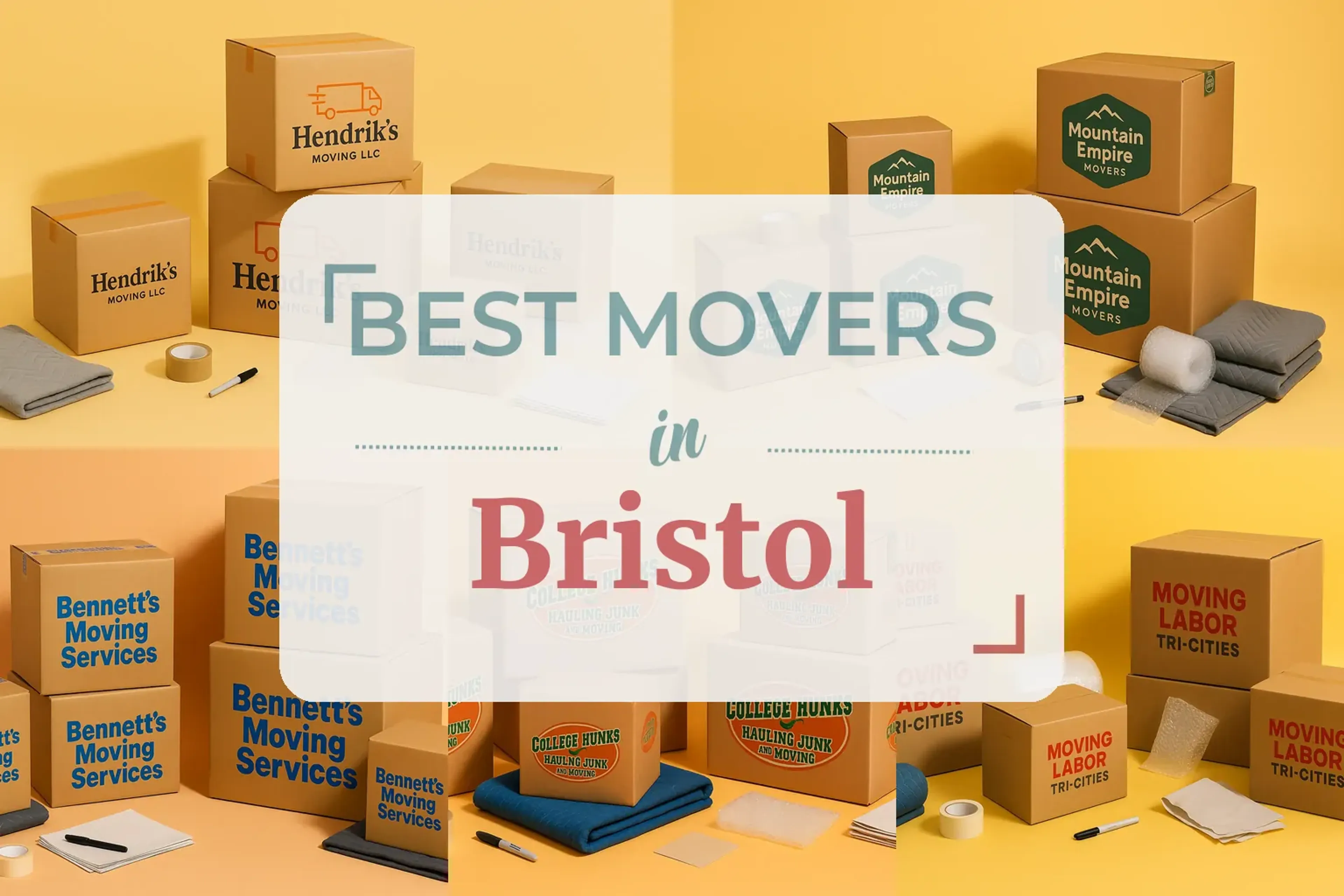 Side-by-side comparison of Bristol moving companies