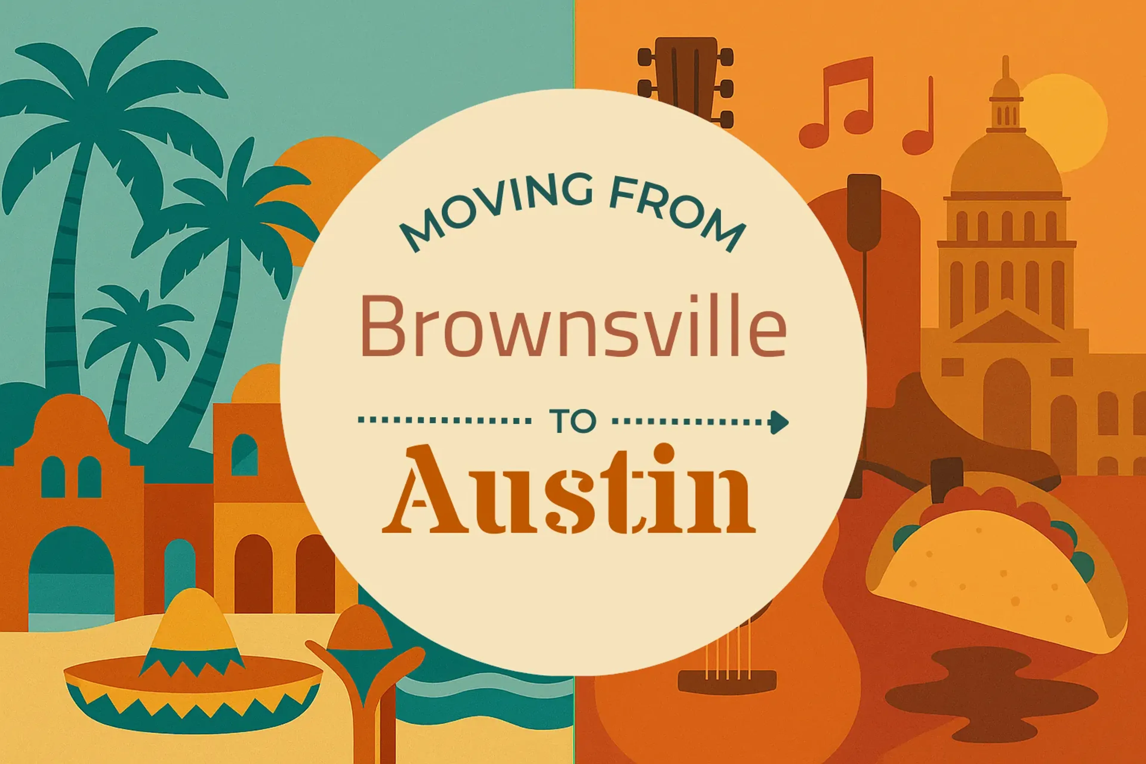 Side-by-side comparison of Brownsville to Austin moving companies