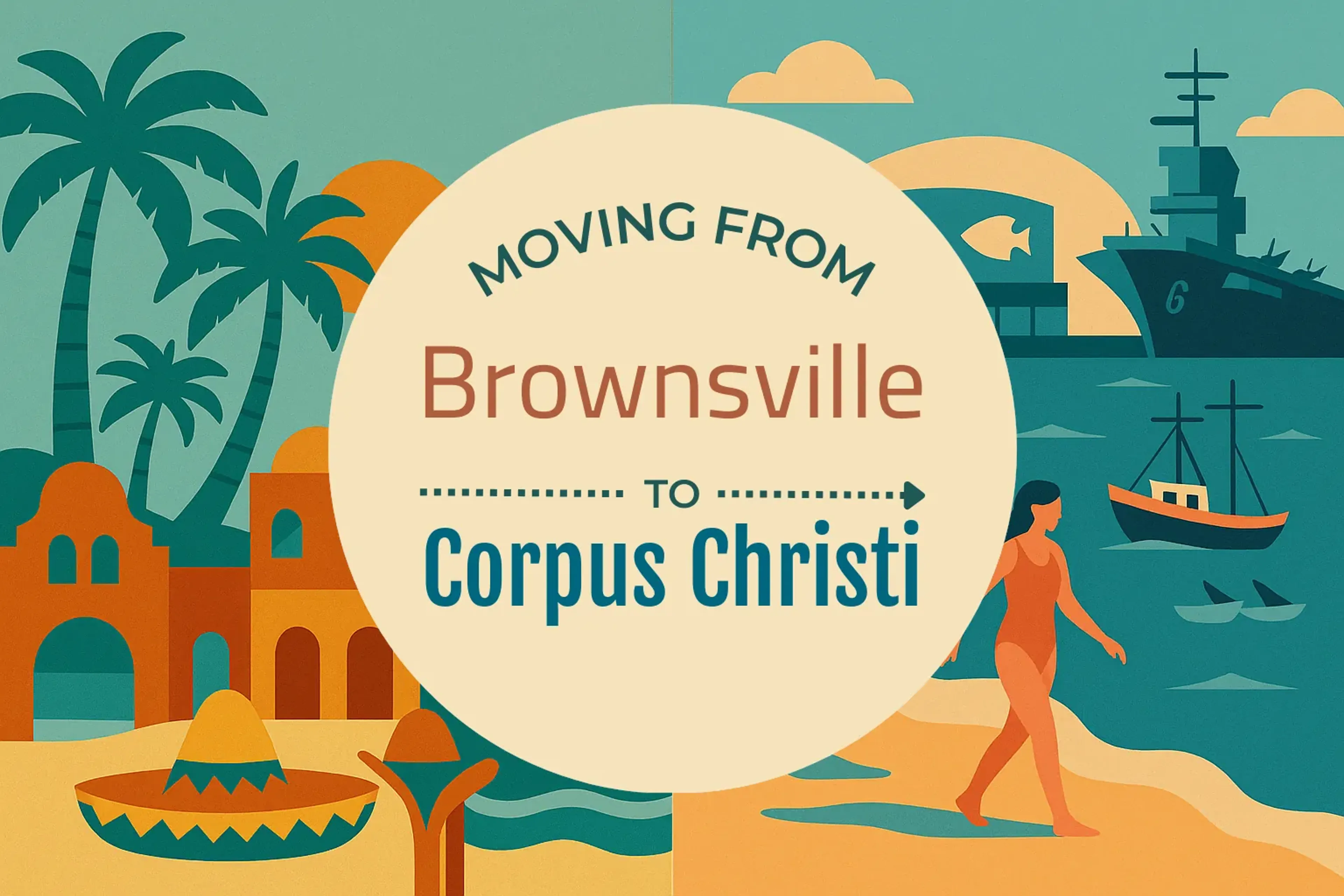 Side-by-side comparison of Brownsville to Corpus Christi moving companies