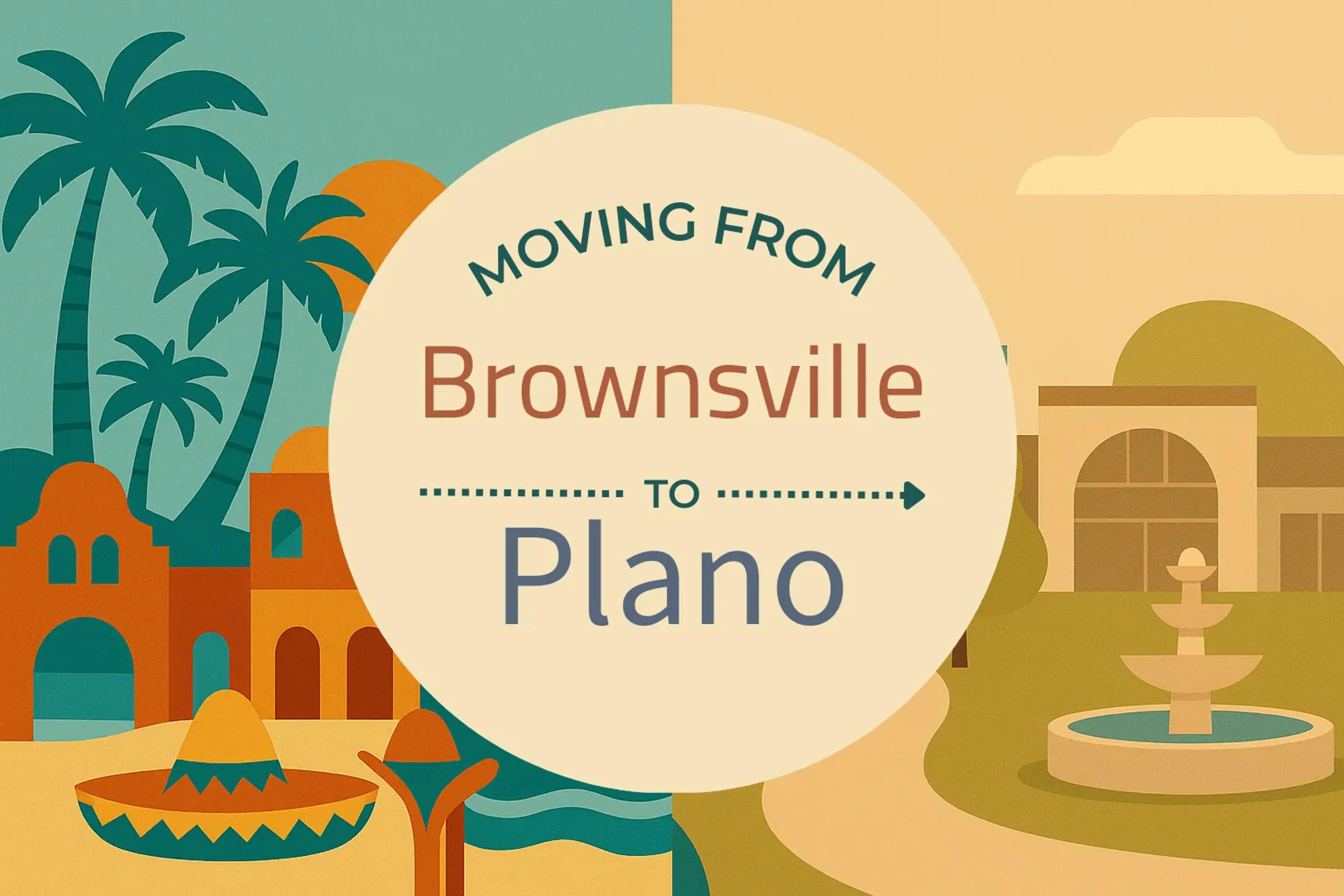 Side-by-side comparison of Brownsville to Plano moving companies