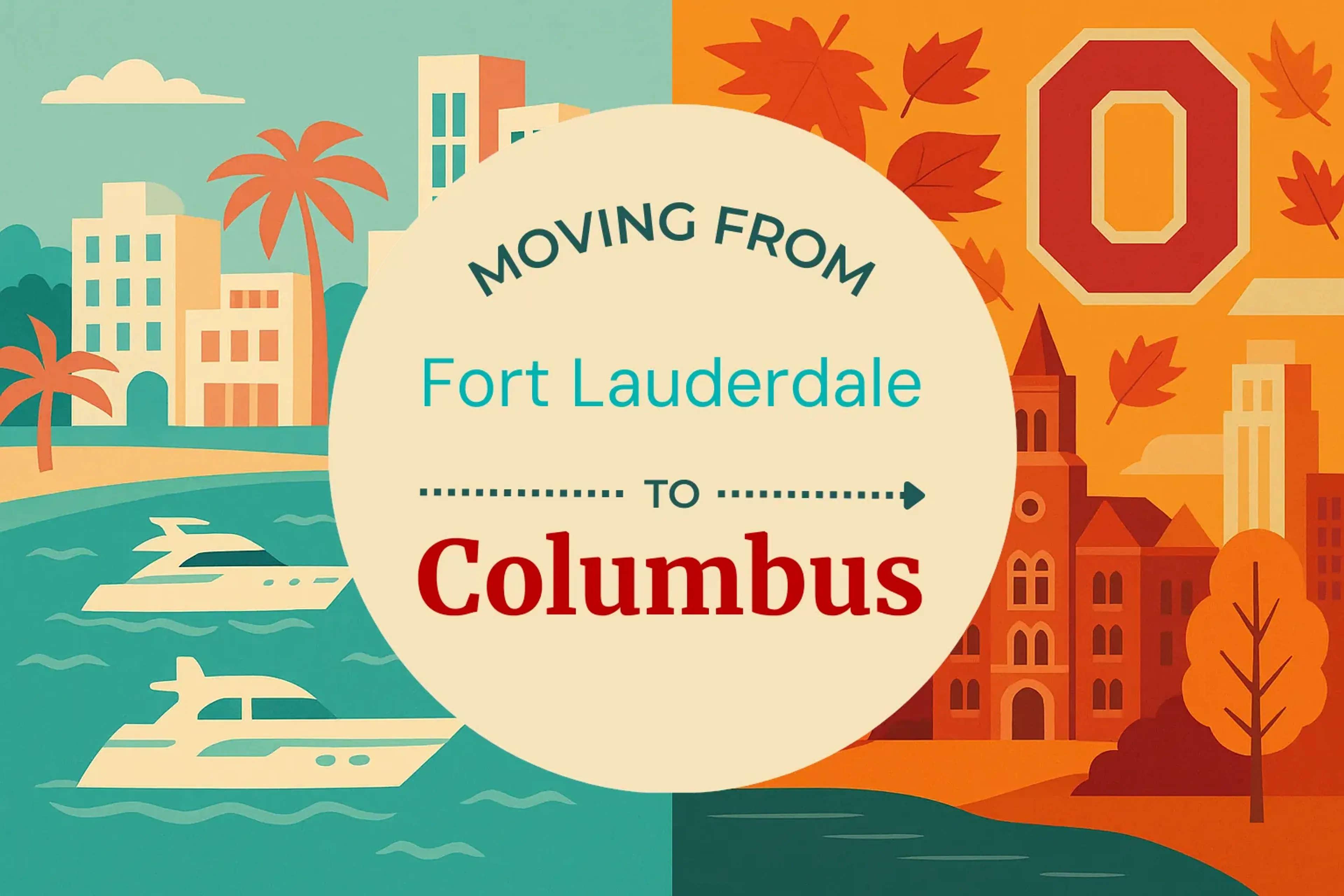 Side-by-side comparison of Fort Lauderdale to Columbus moving companies
