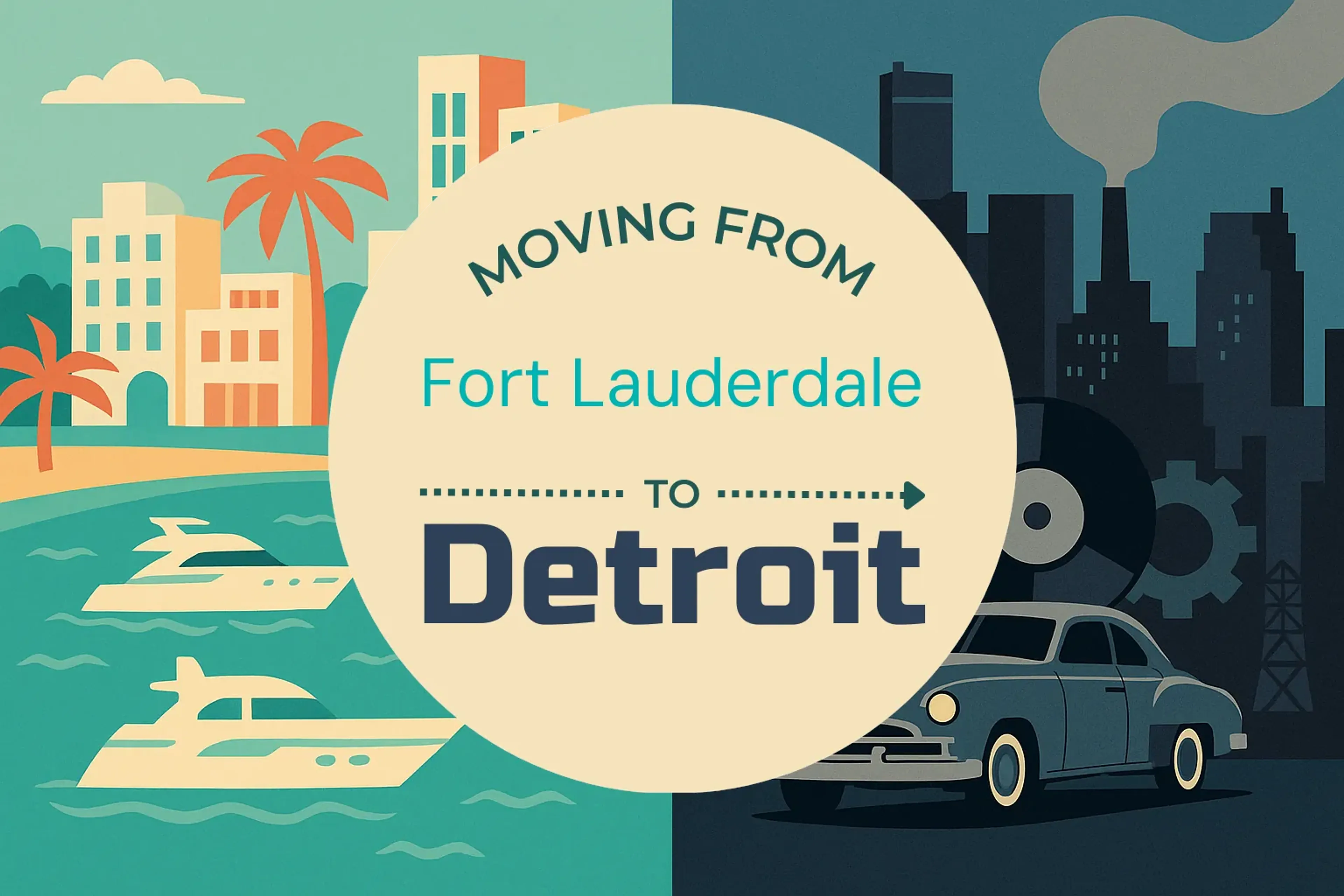 Side-by-side comparison of Fort Lauderdale to Detroit moving companies