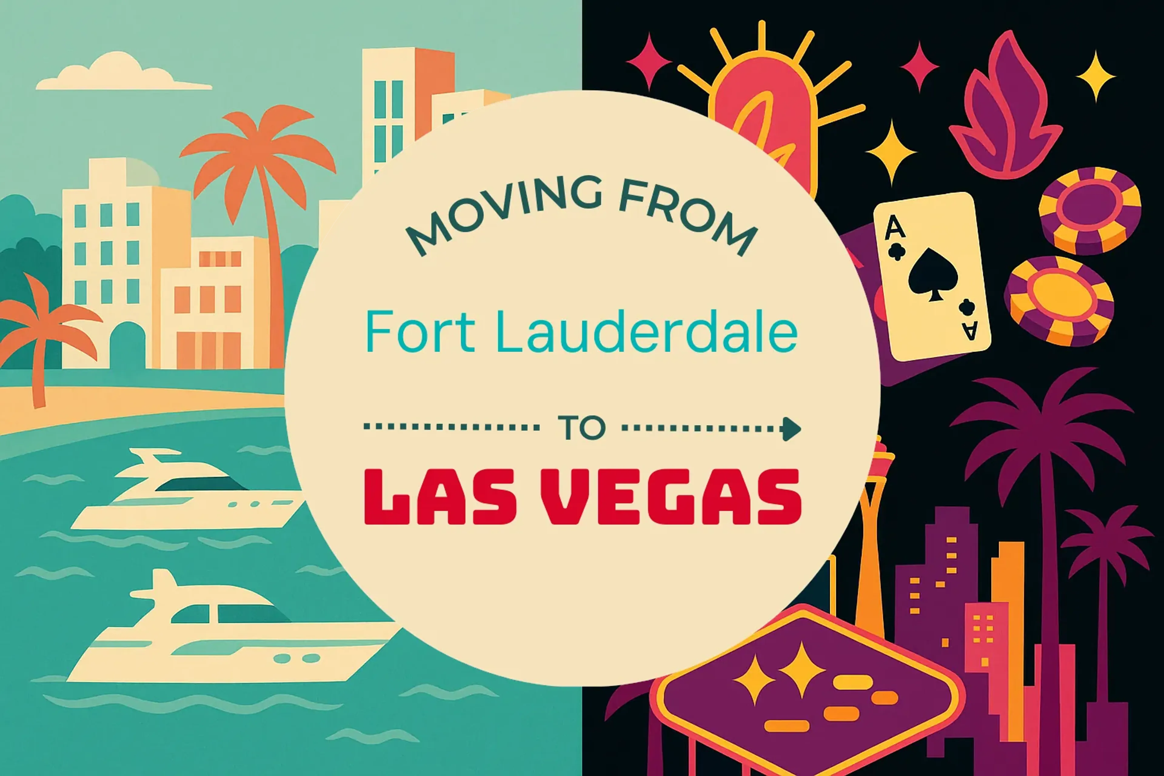 Side-by-side comparison of Fort Lauderdale to Las Vegas moving companies