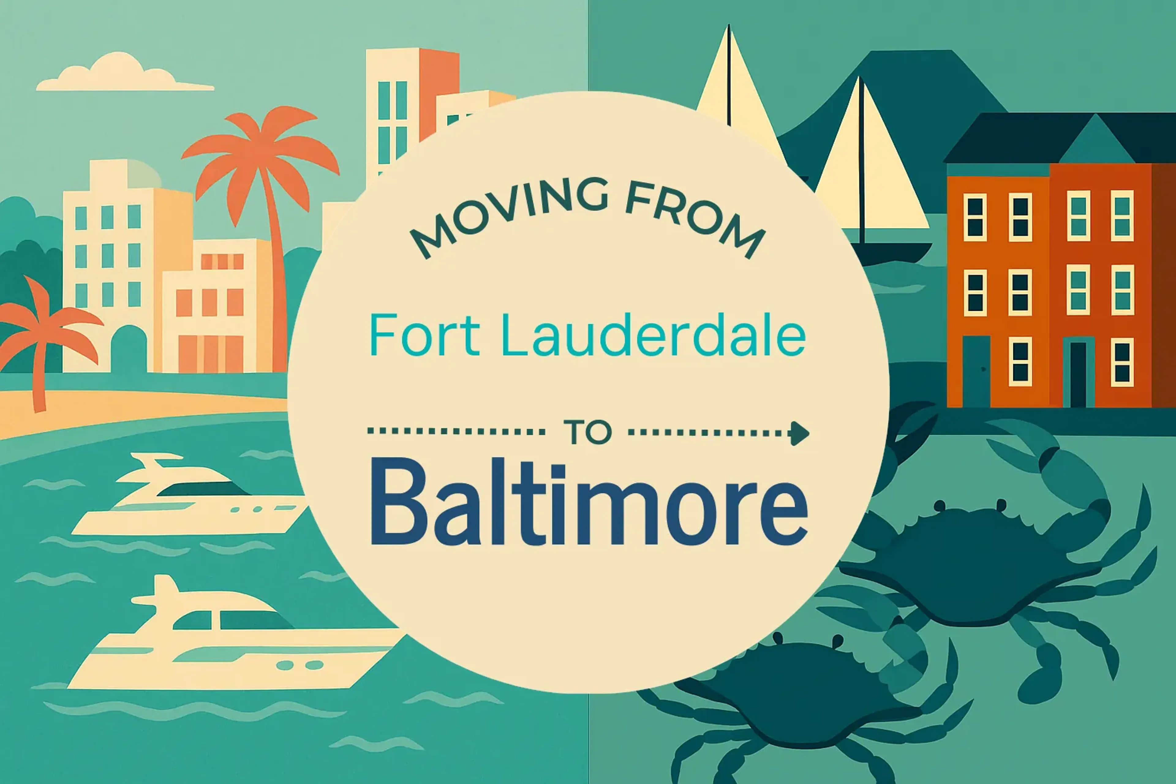 Side-by-side comparison of Fort Lauderdale to Baltimore moving companies