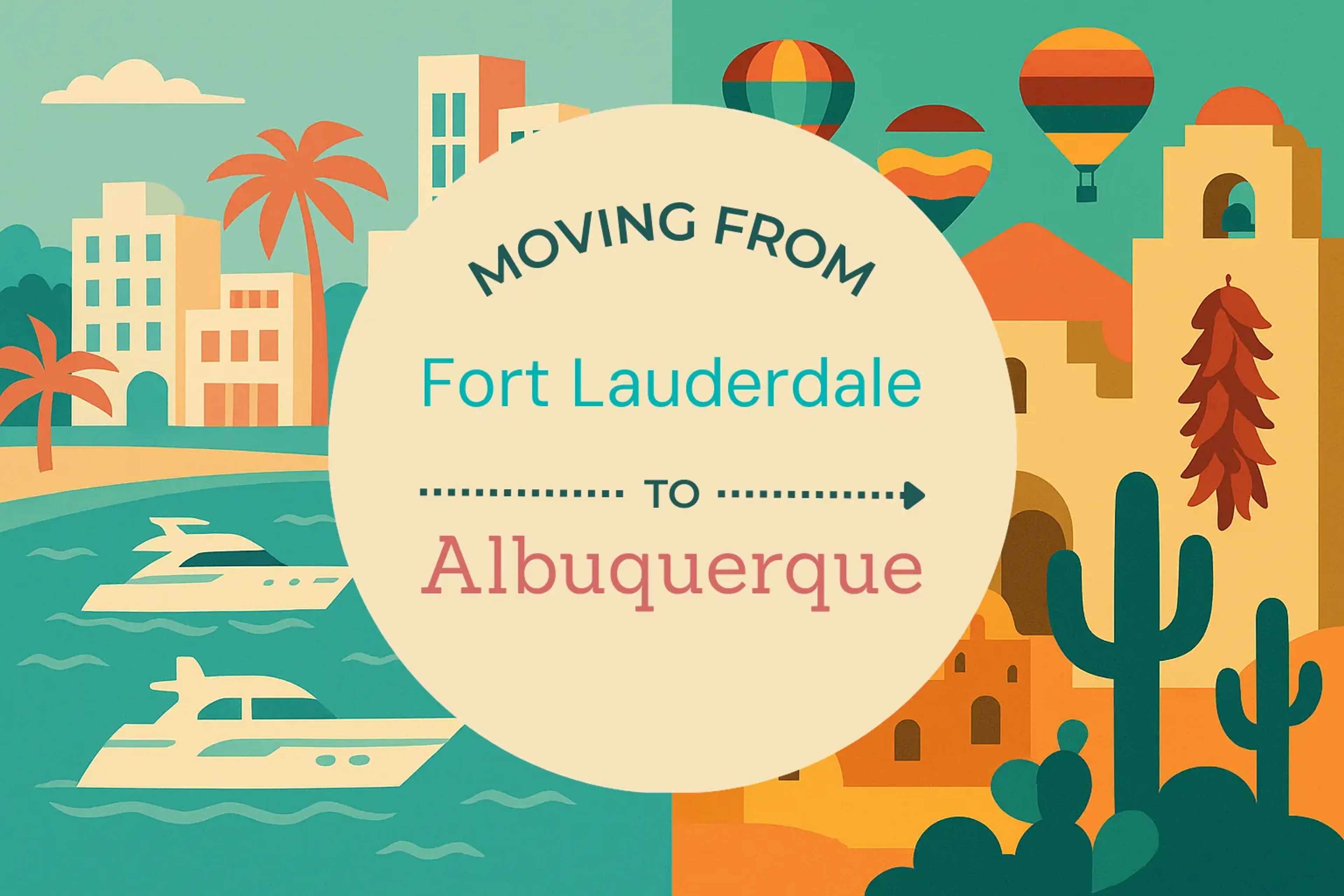 Side-by-side comparison of Fort Lauderdale to Albuquerque moving companies