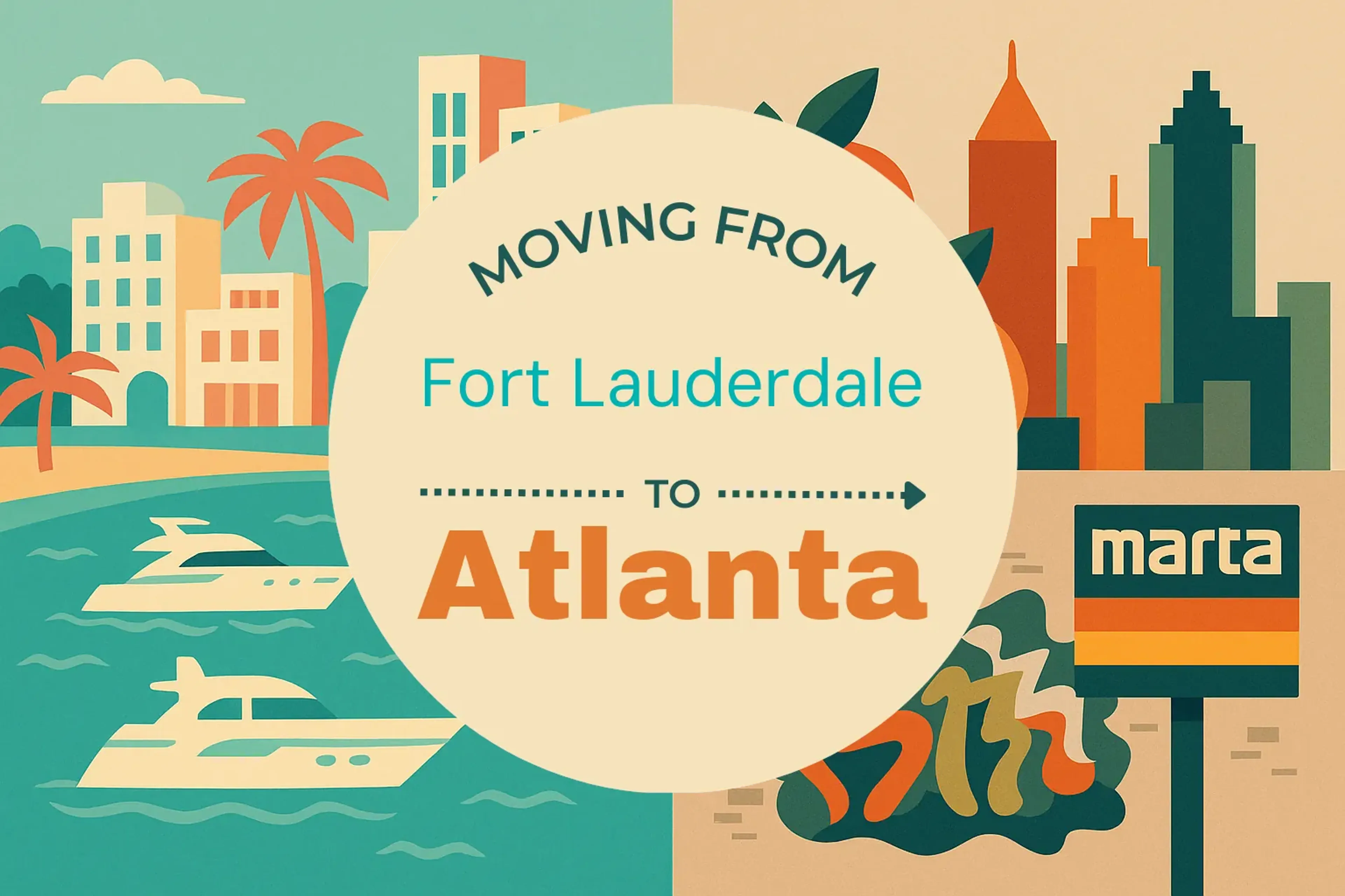Side-by-side comparison of Fort Lauderdale to Atlanta moving companies