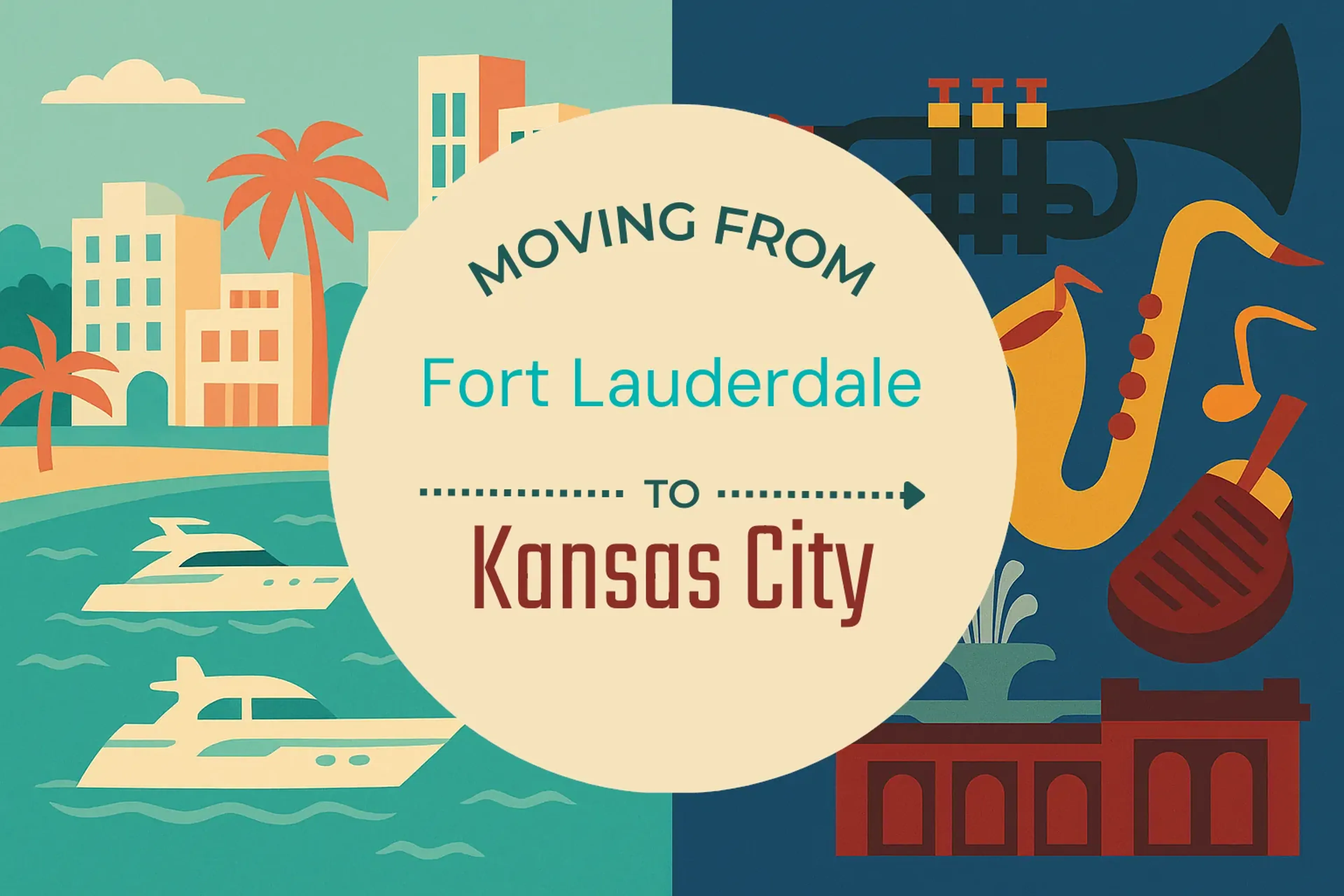 Side-by-side comparison of Fort Lauderdale to Kansas City moving companies