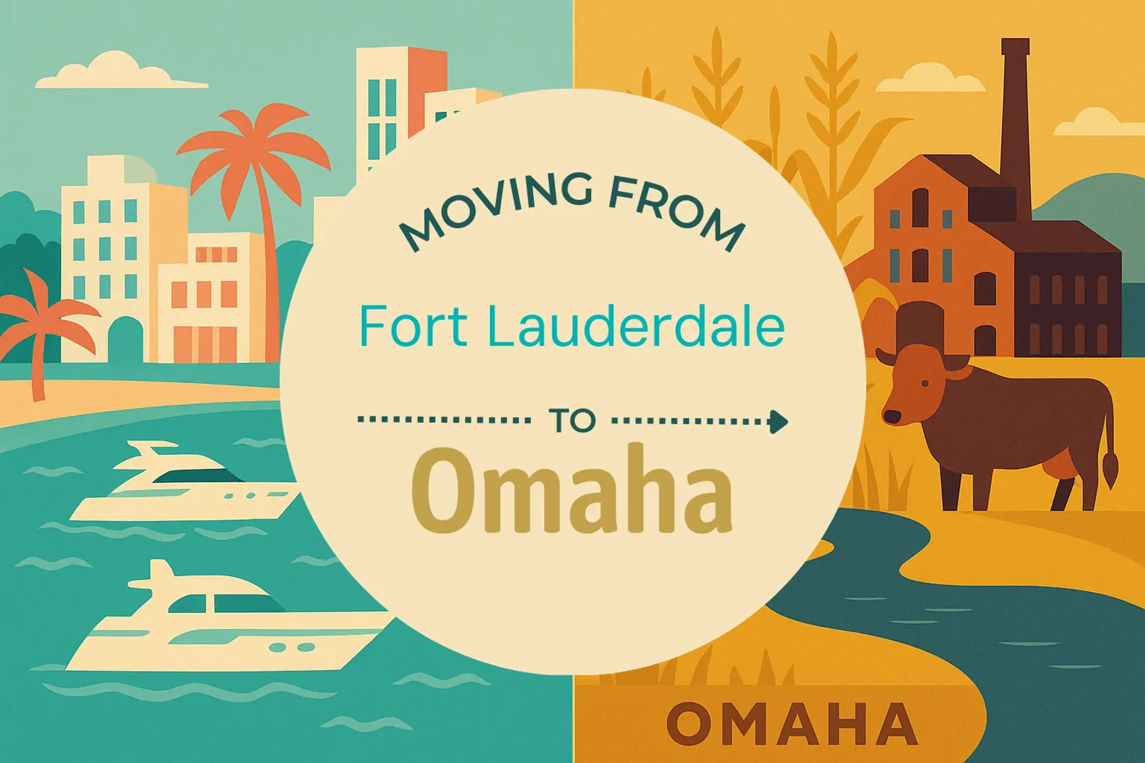 Side-by-side comparison of Fort Lauderdale to Omaha moving companies