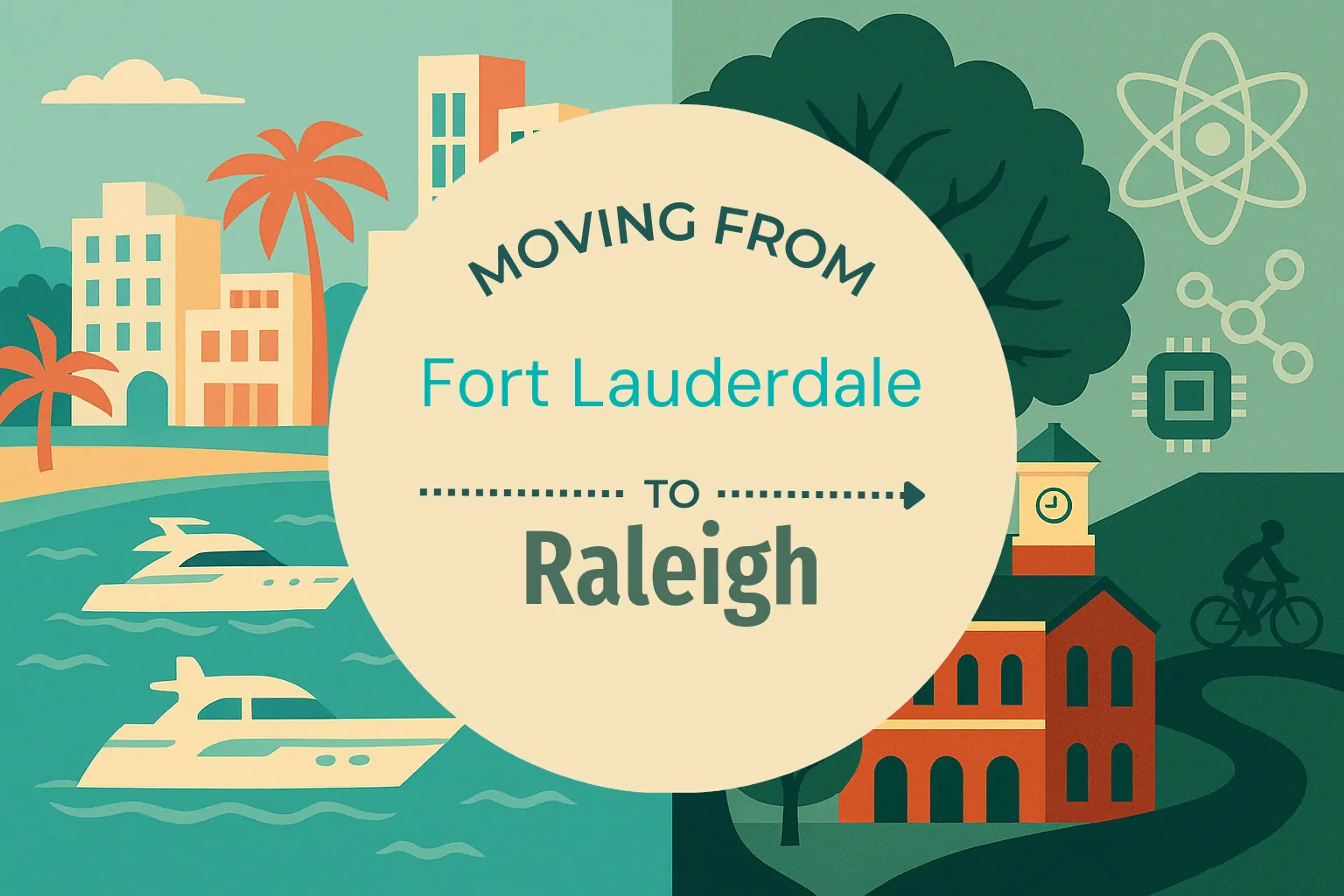 Side-by-side comparison of Fort Lauderdale to Raleigh moving companies