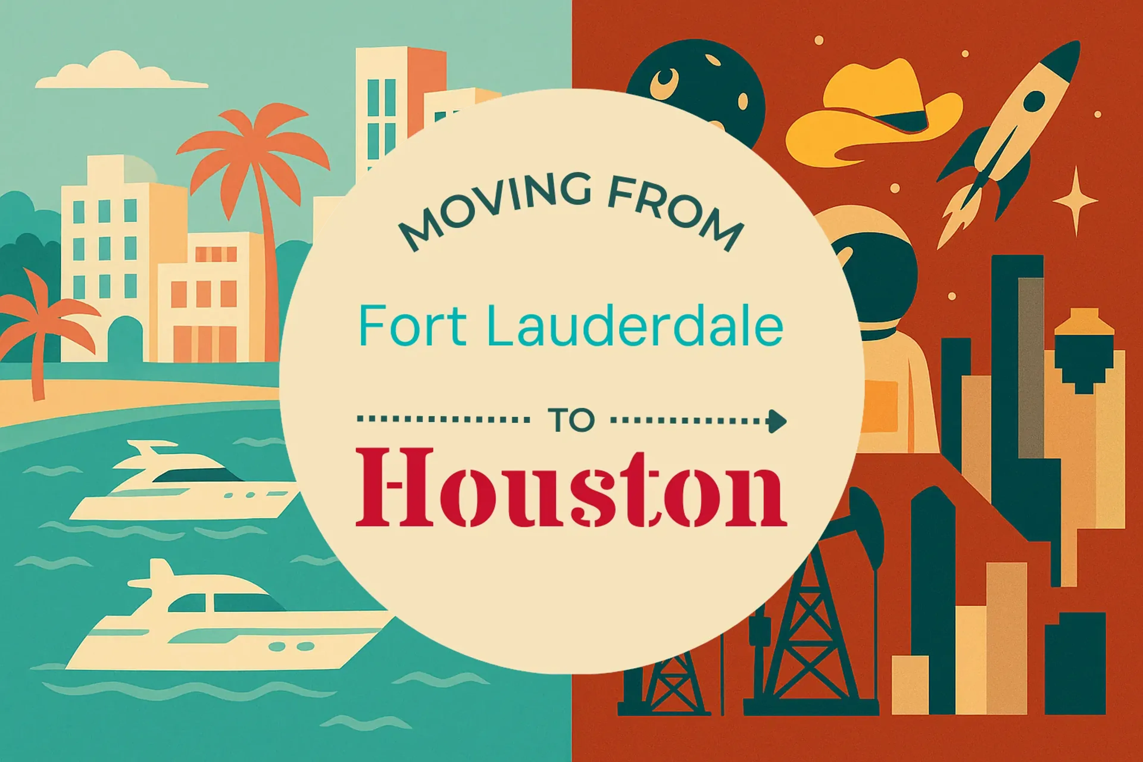 Side-by-side comparison of Fort Lauderdale to Houston moving companies