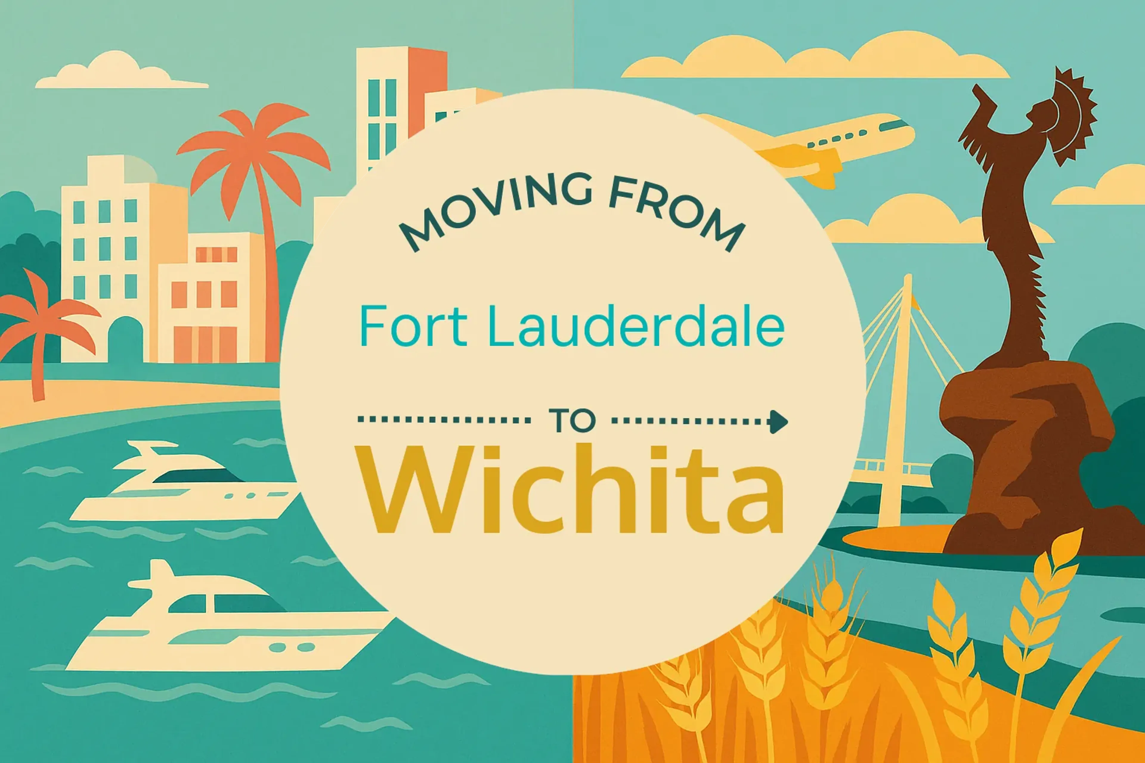 Side-by-side comparison of Fort Lauderdale to Wichita moving companies