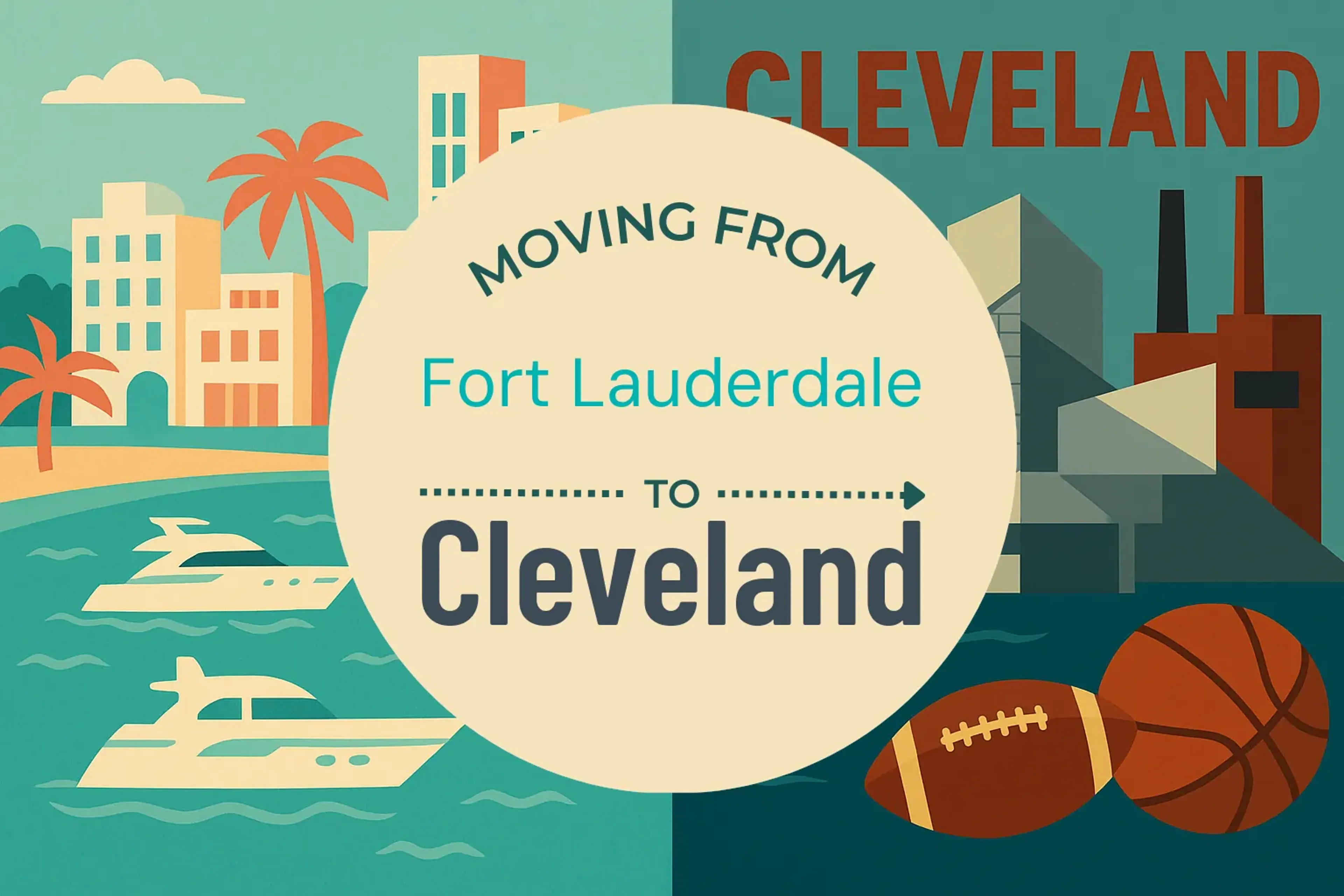 Side-by-side comparison of Fort Lauderdale to Cleveland moving companies