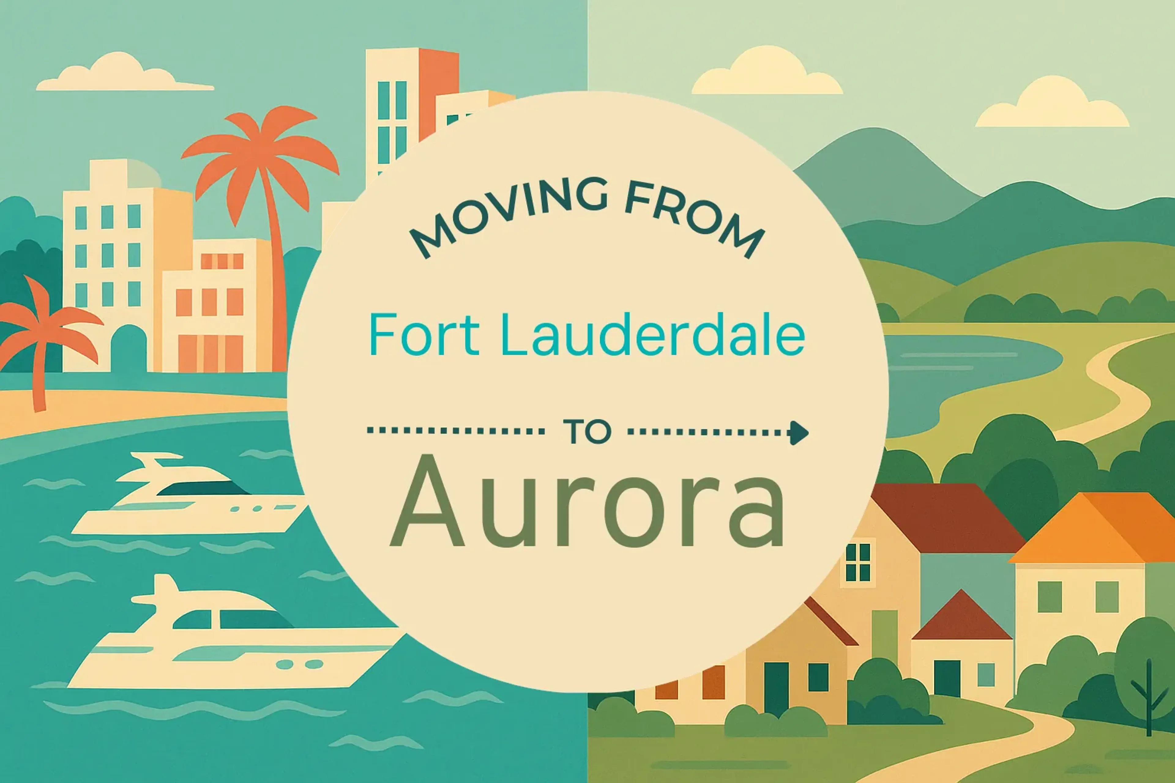 Side-by-side comparison of Fort Lauderdale to Aurora moving companies