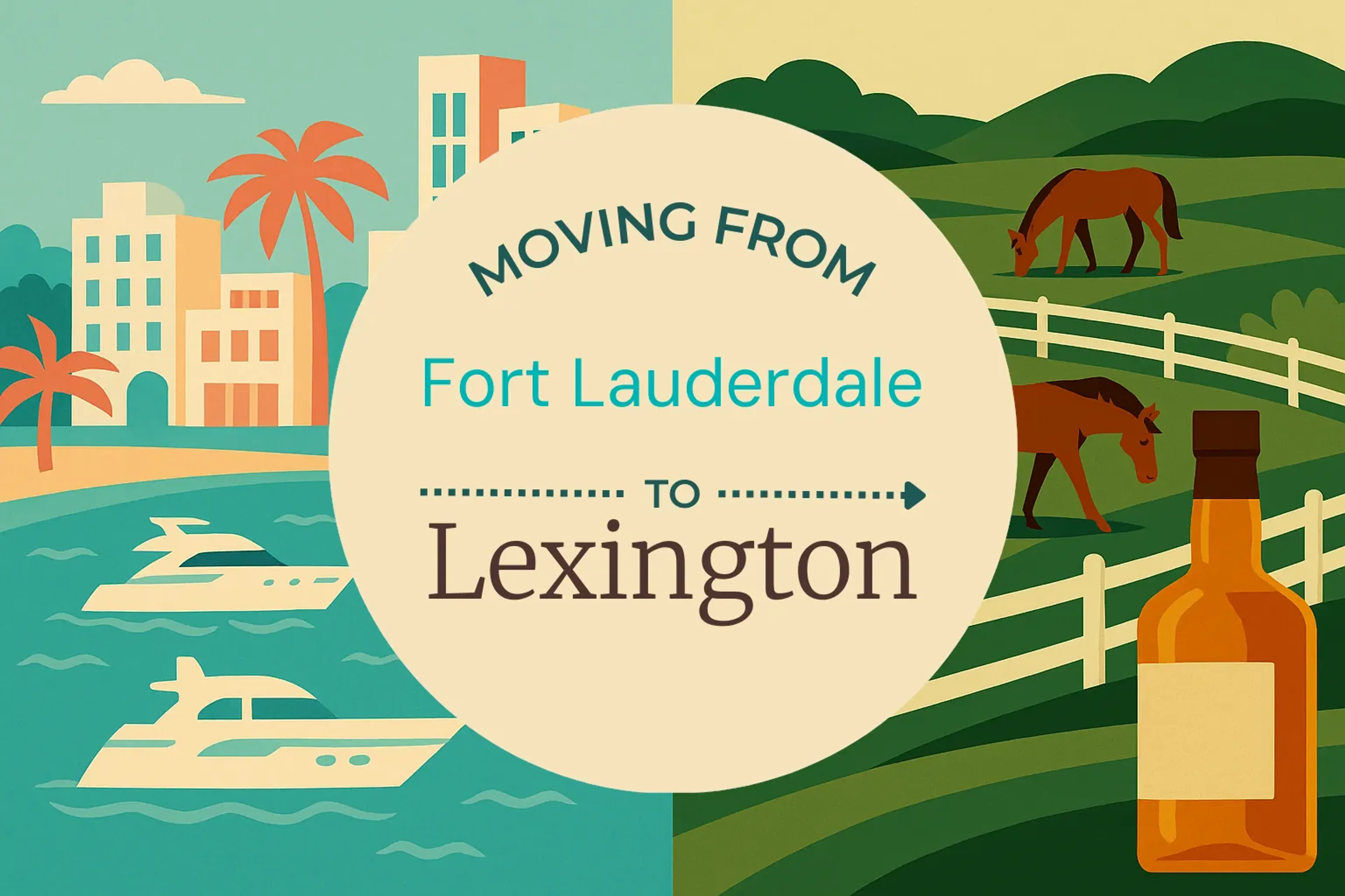 Side-by-side comparison of Fort Lauderdale to Lexington moving companies