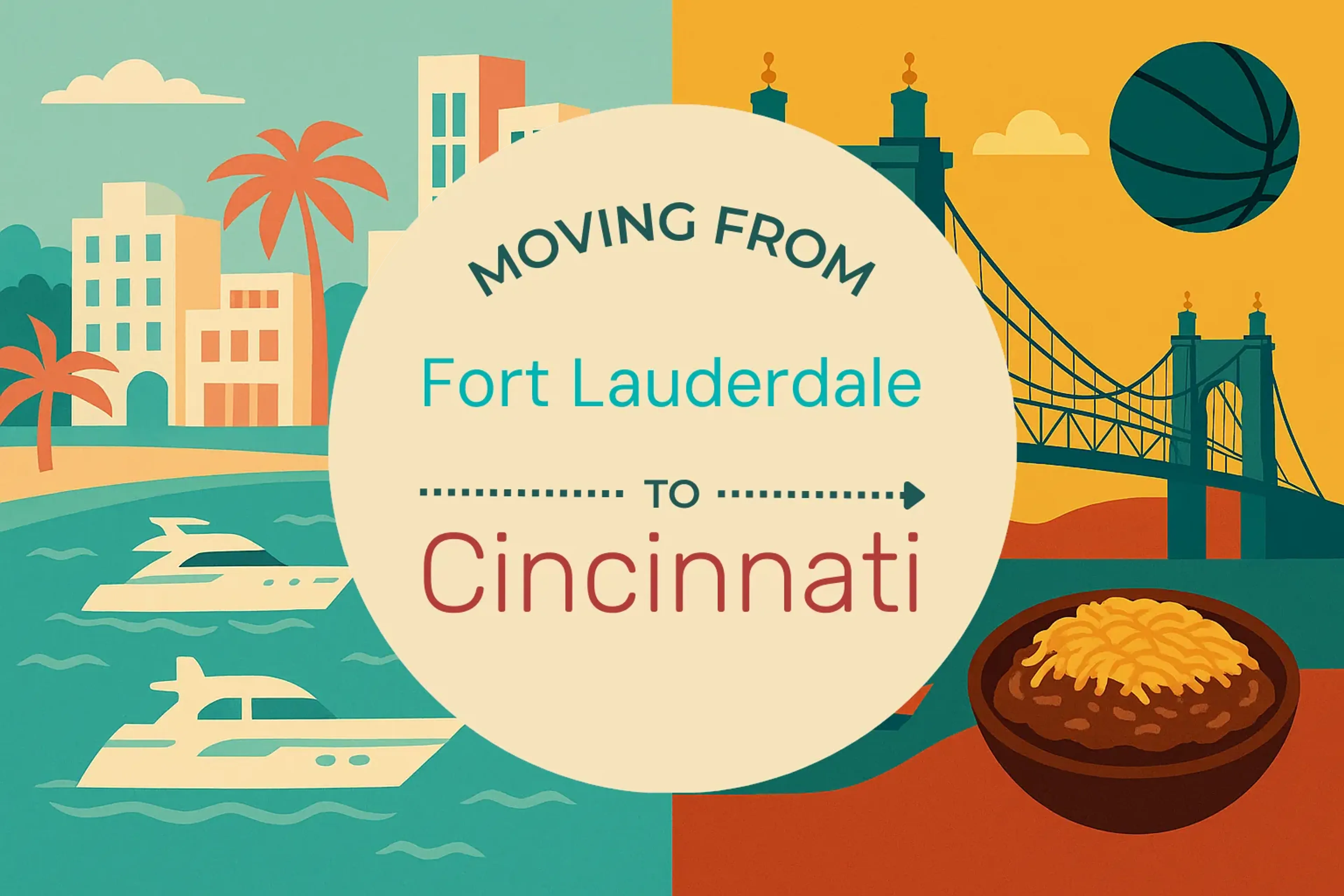 Side-by-side comparison of Fort Lauderdale to Cincinnati moving companies