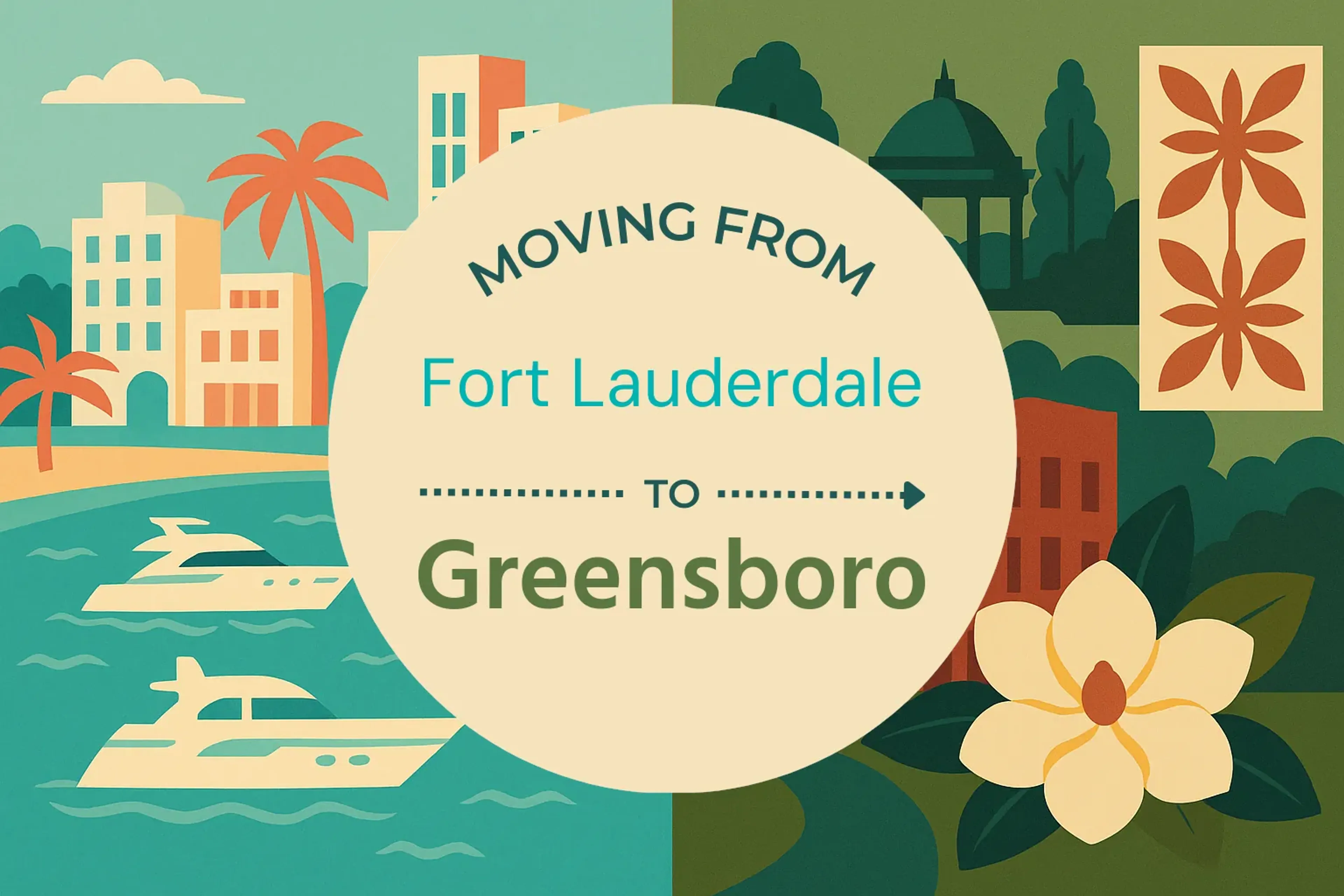 Side-by-side comparison of Fort Lauderdale to Greensboro moving companies