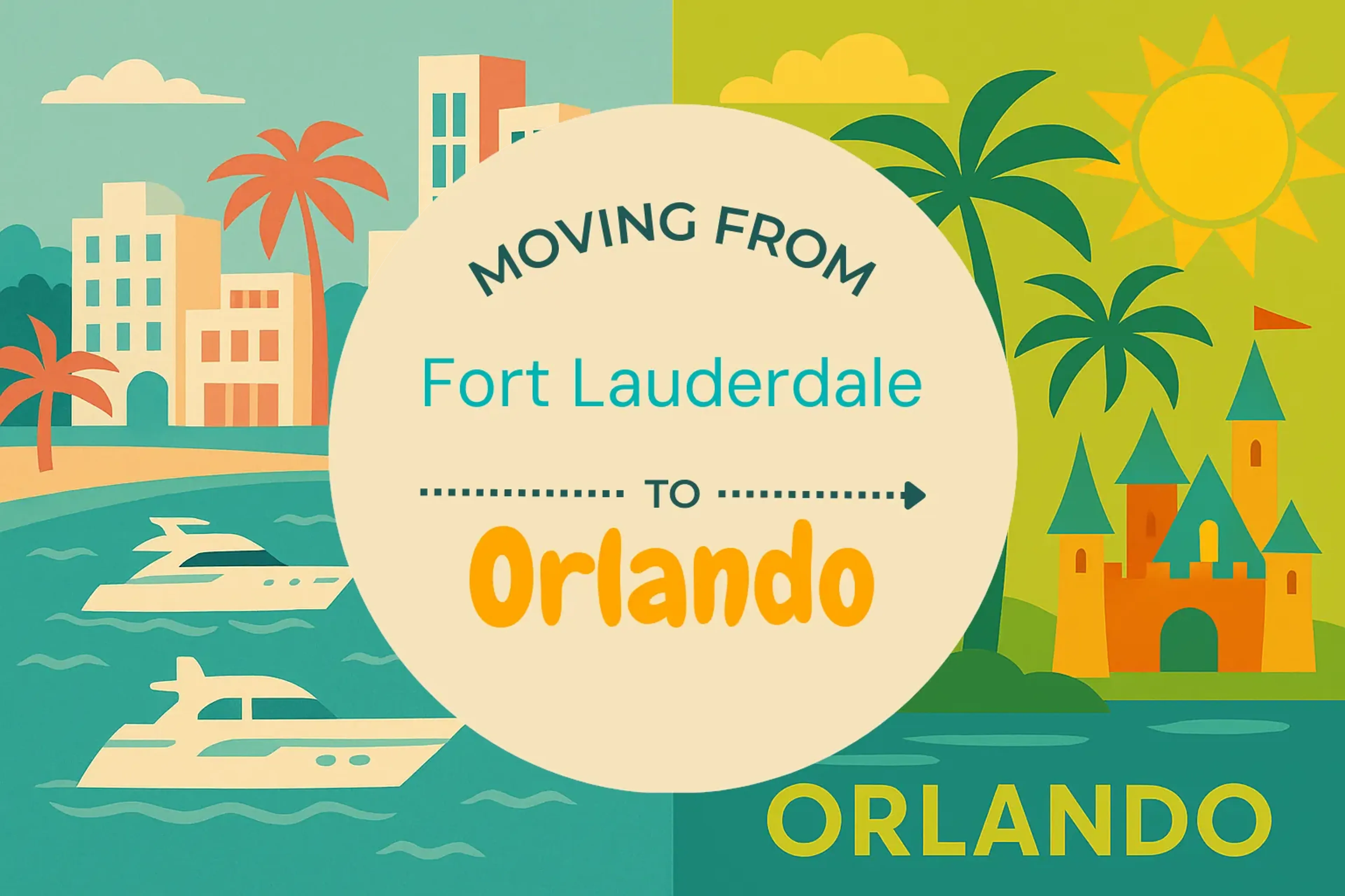 Side-by-side comparison of Fort Lauderdale to Orlando moving companies