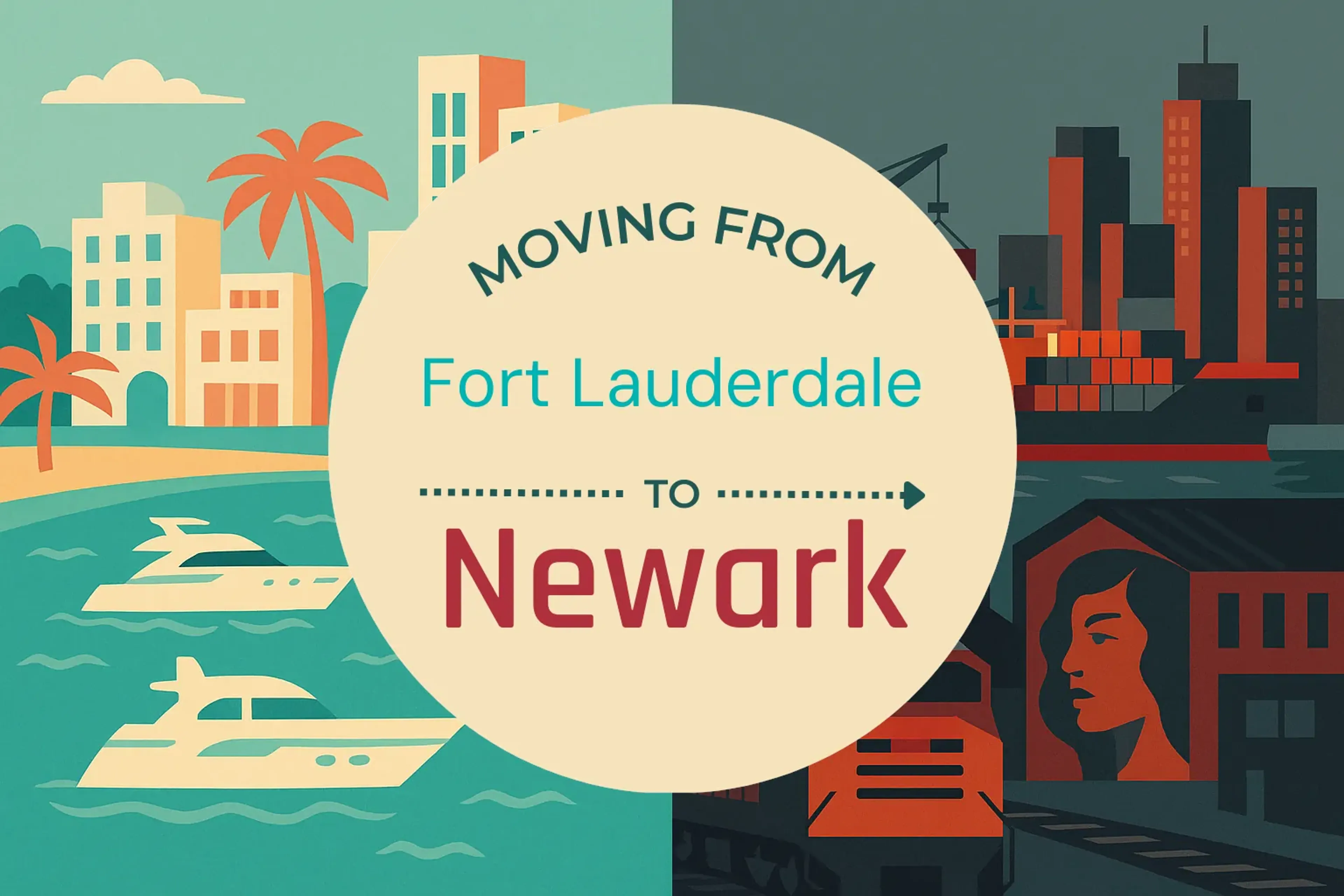 Side-by-side comparison of Fort Lauderdale to Newark moving companies