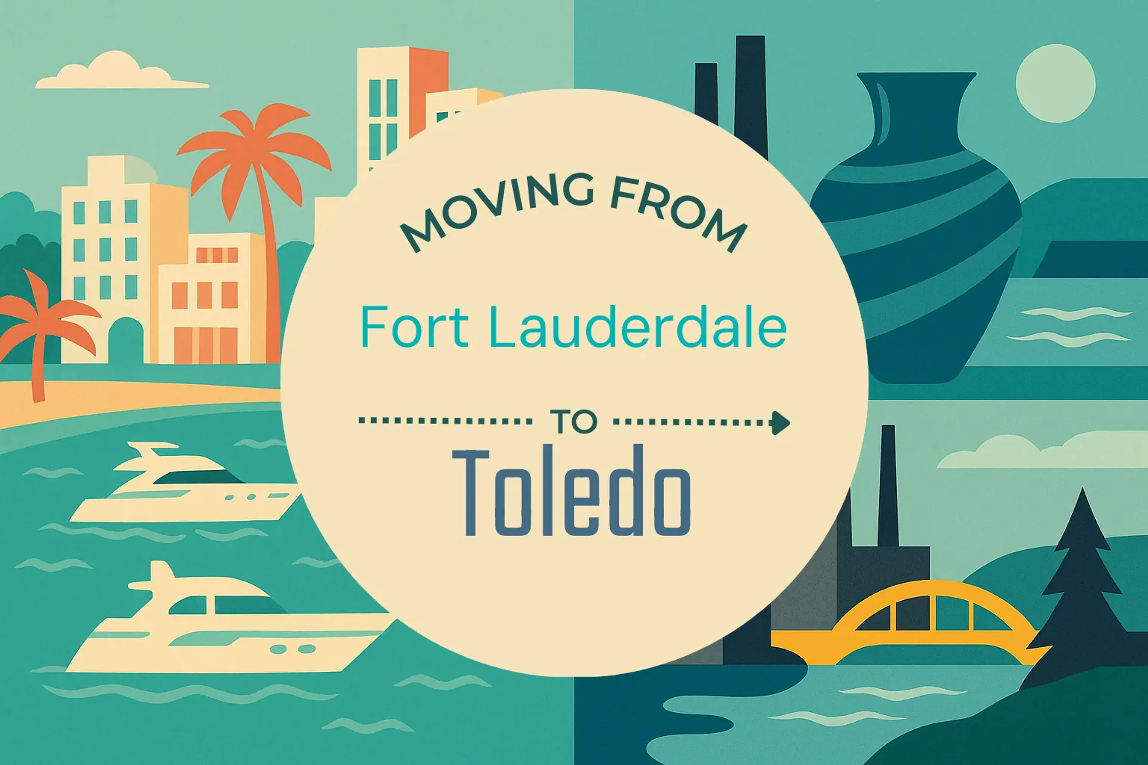 Side-by-side comparison of Fort Lauderdale to Toledo moving companies