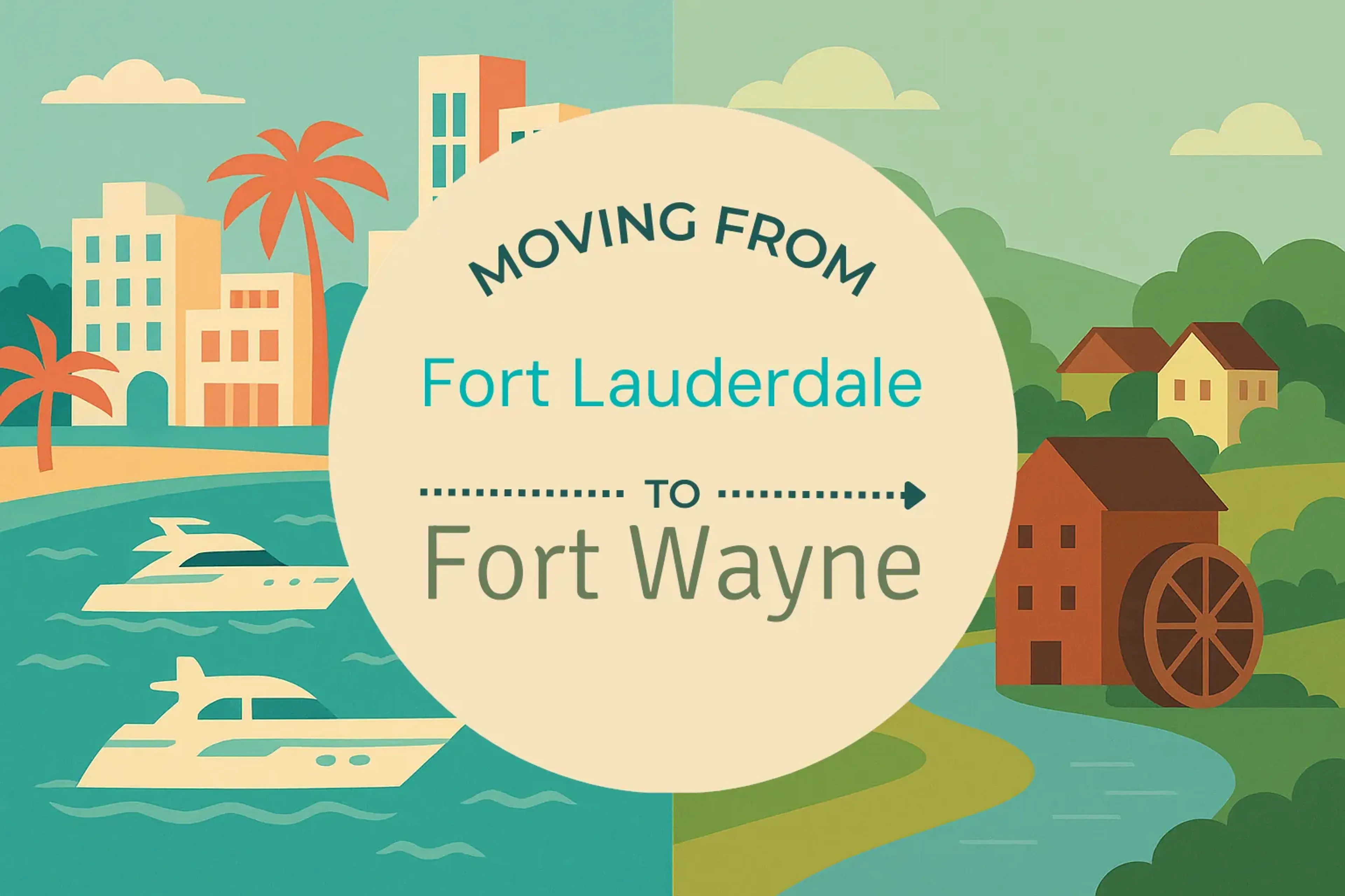Side-by-side comparison of Fort Lauderdale to Fort Wayne moving companies