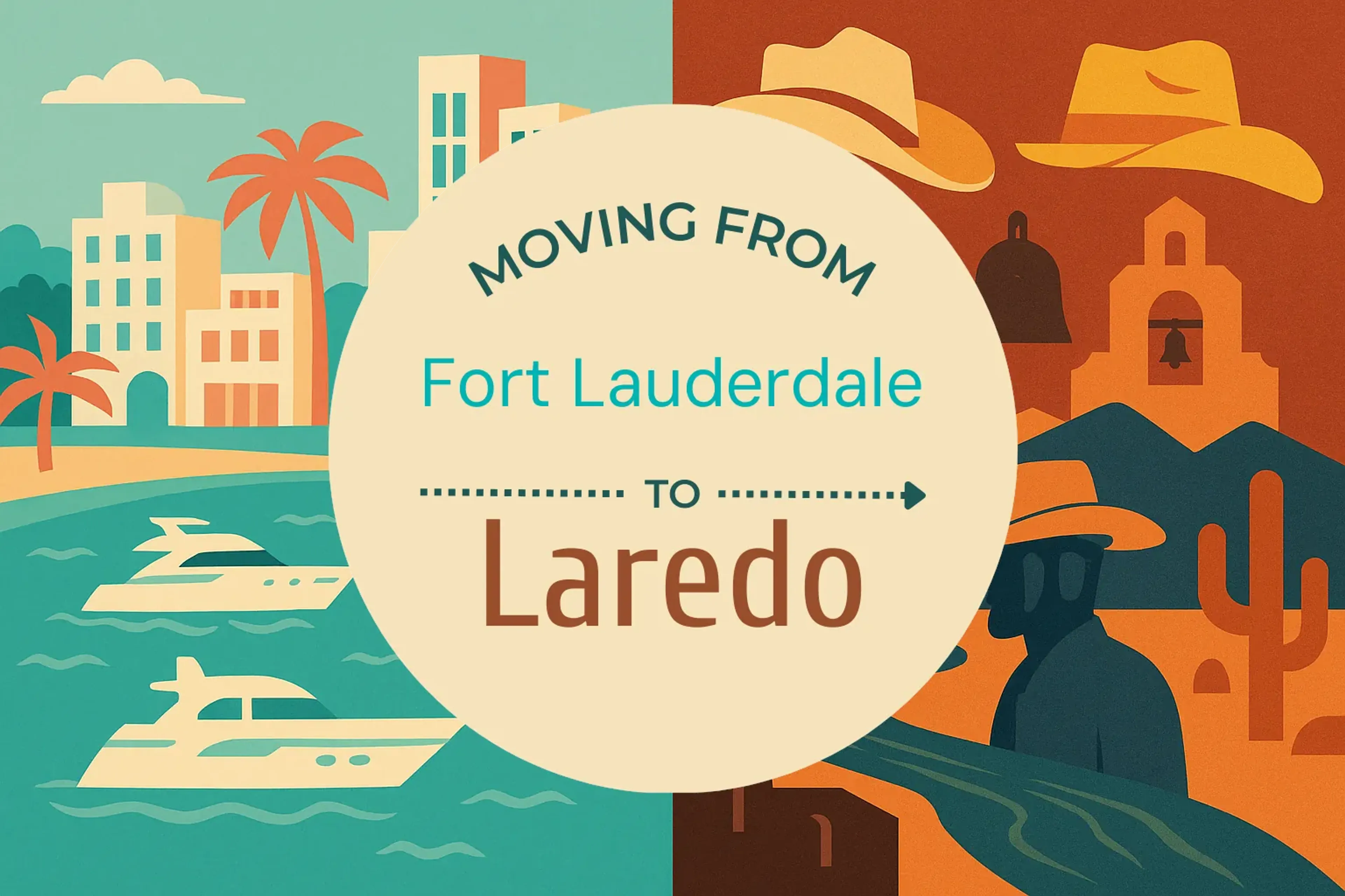 Side-by-side comparison of Fort Lauderdale to Laredo moving companies