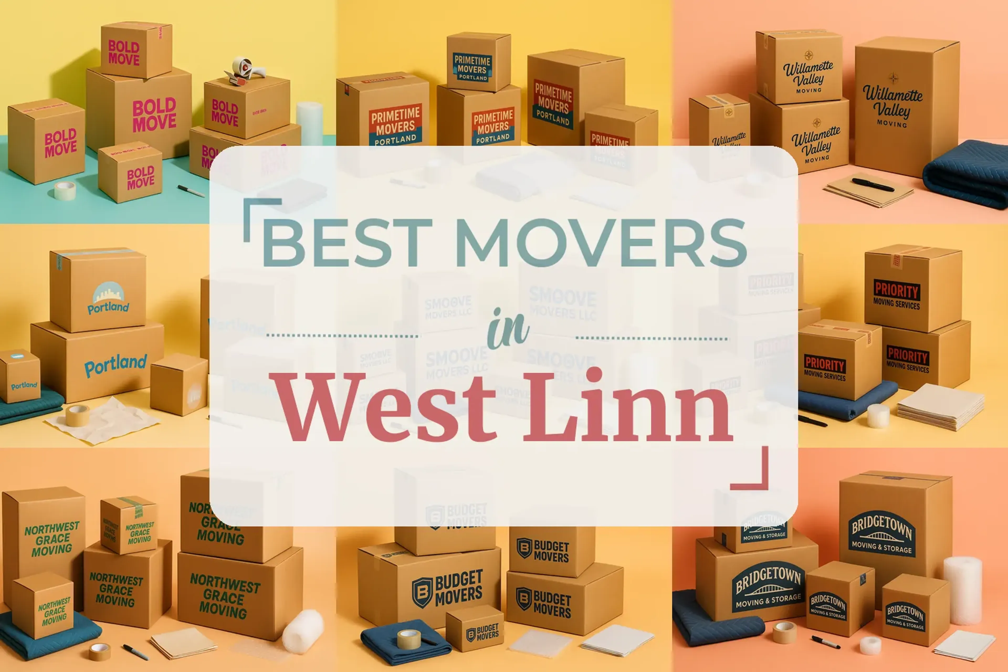 Side-by-side comparison of West Linn moving companies