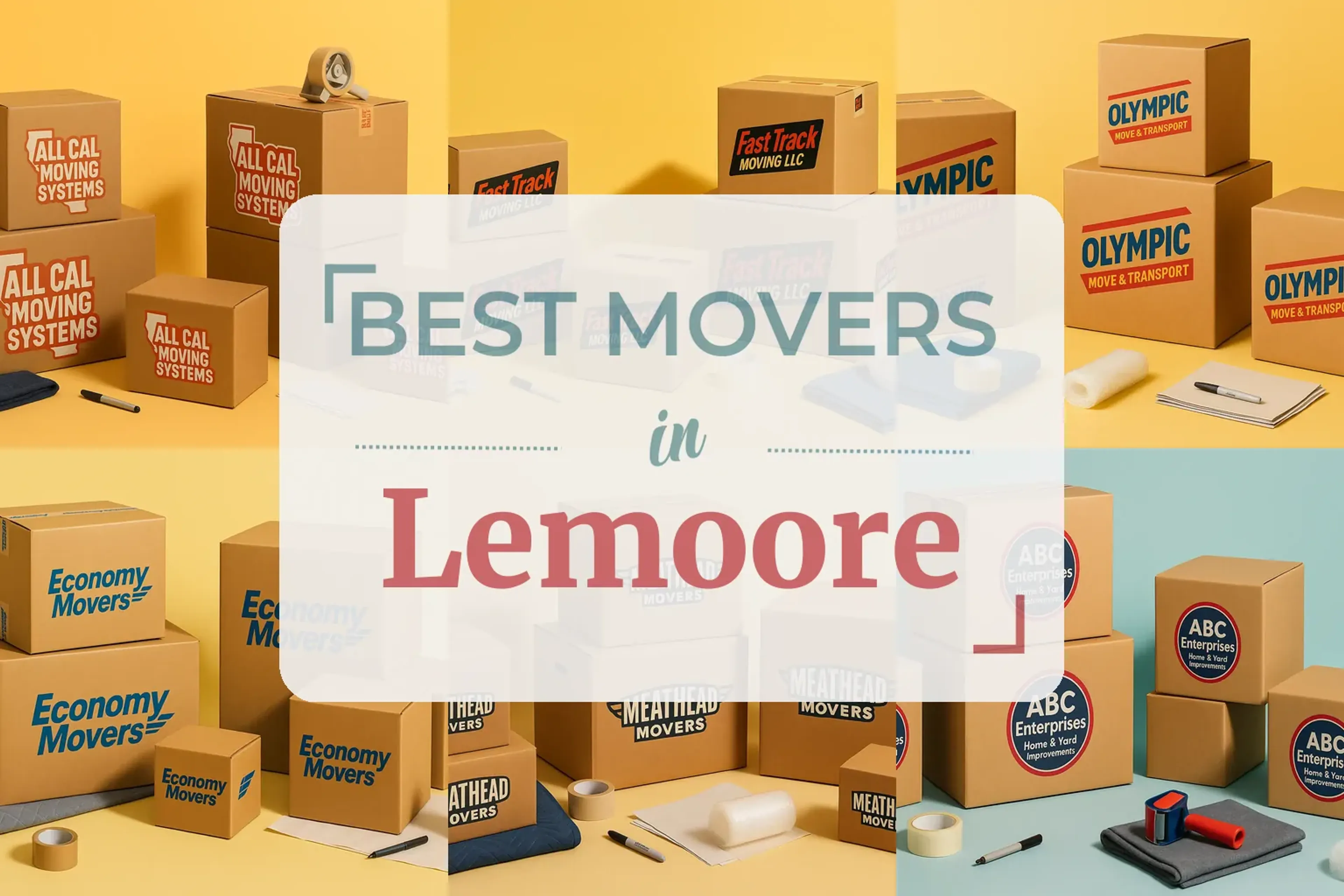Side-by-side comparison of Lemoore moving companies