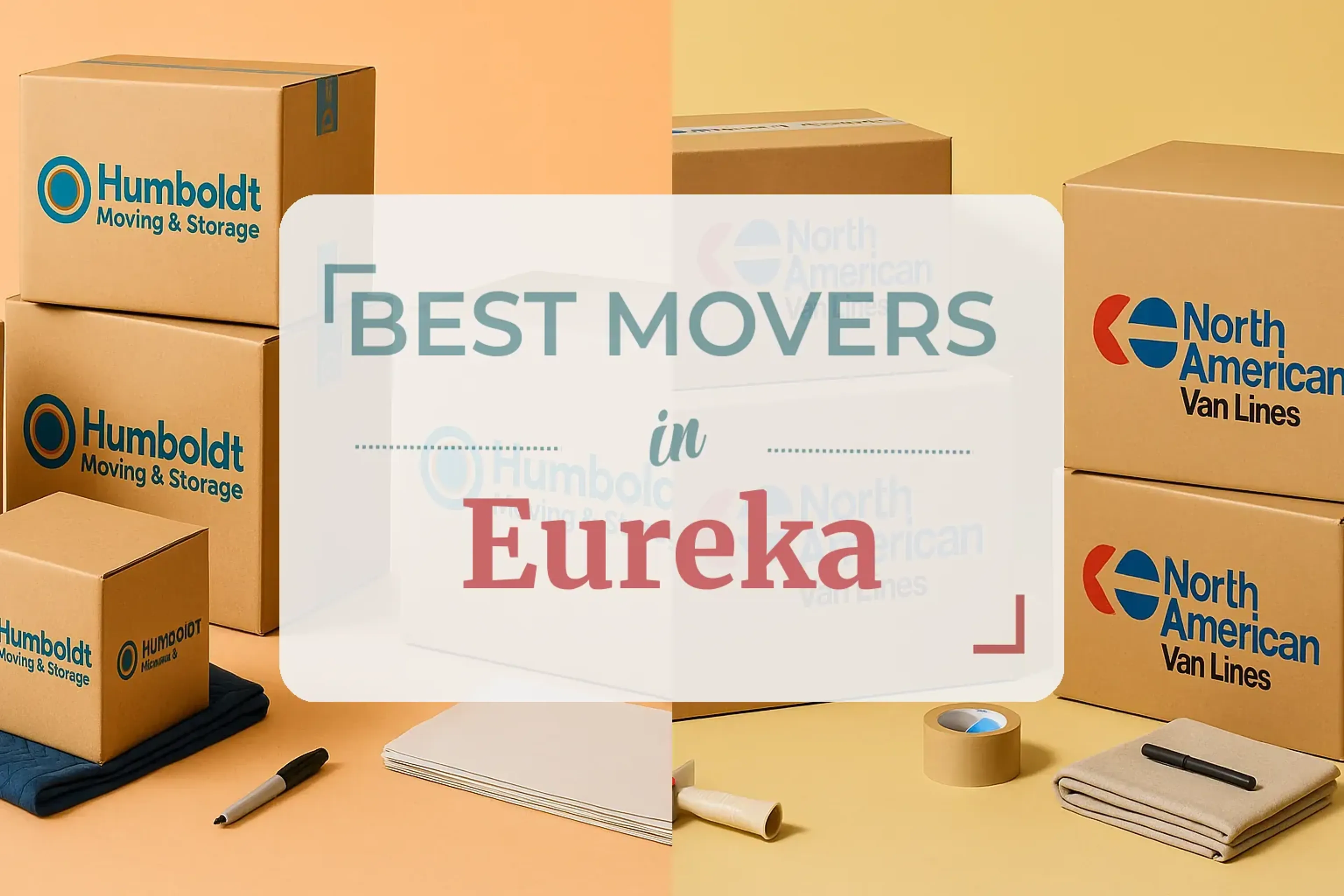 Side-by-side comparison of Eureka moving companies
