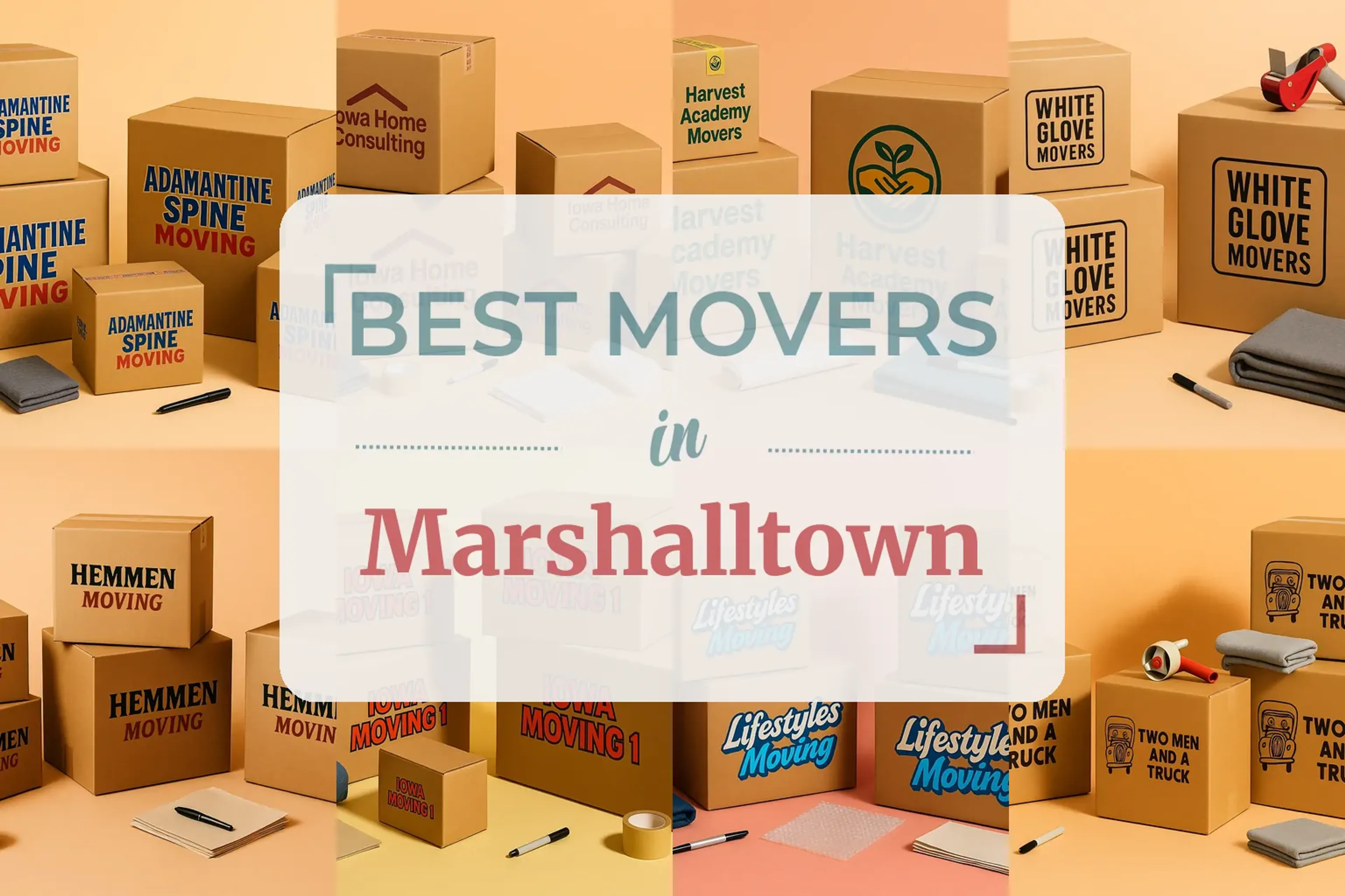 Side-by-side comparison of Marshalltown moving companies