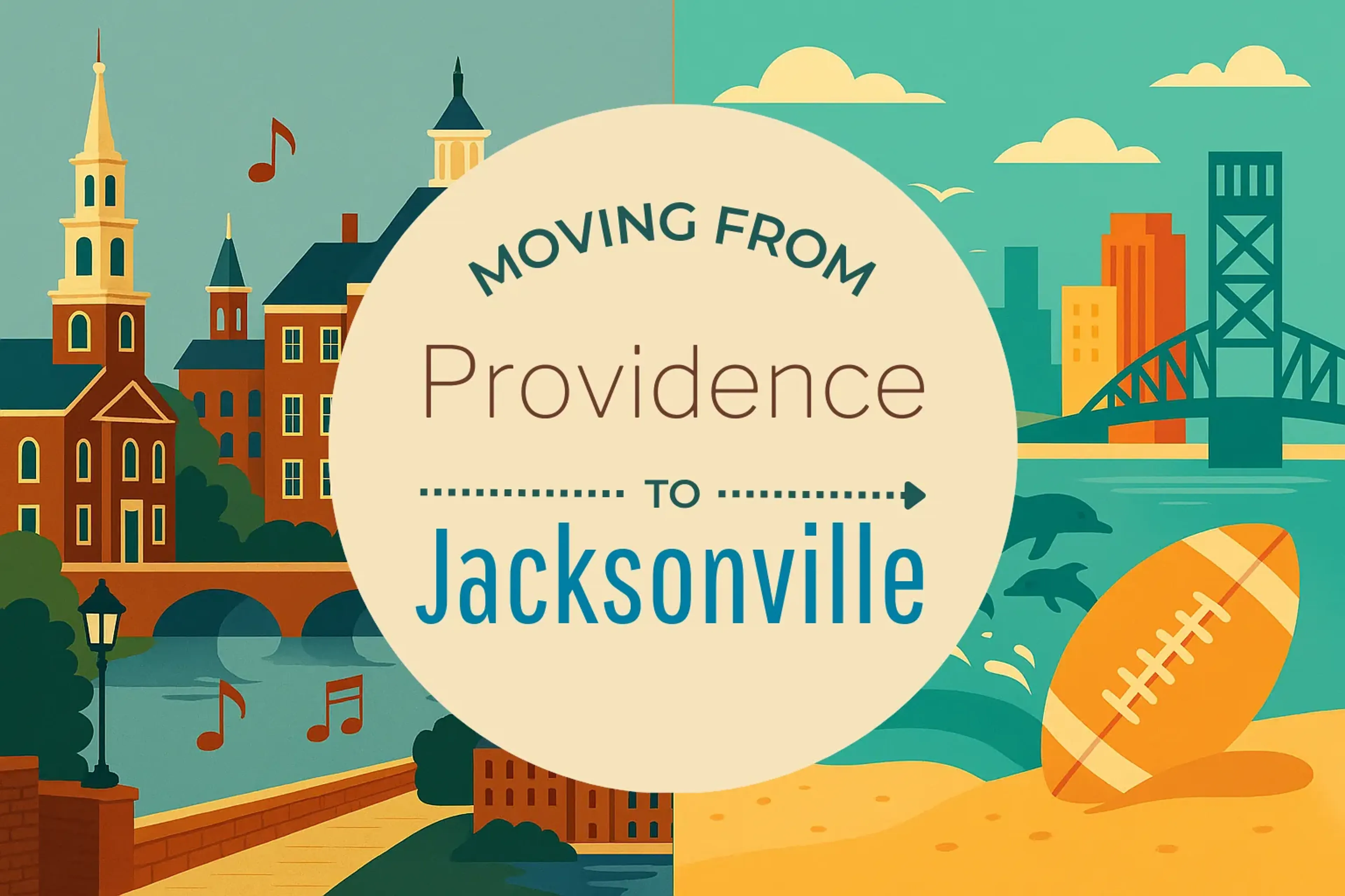 Side-by-side comparison of Providence to Jacksonville moving companies