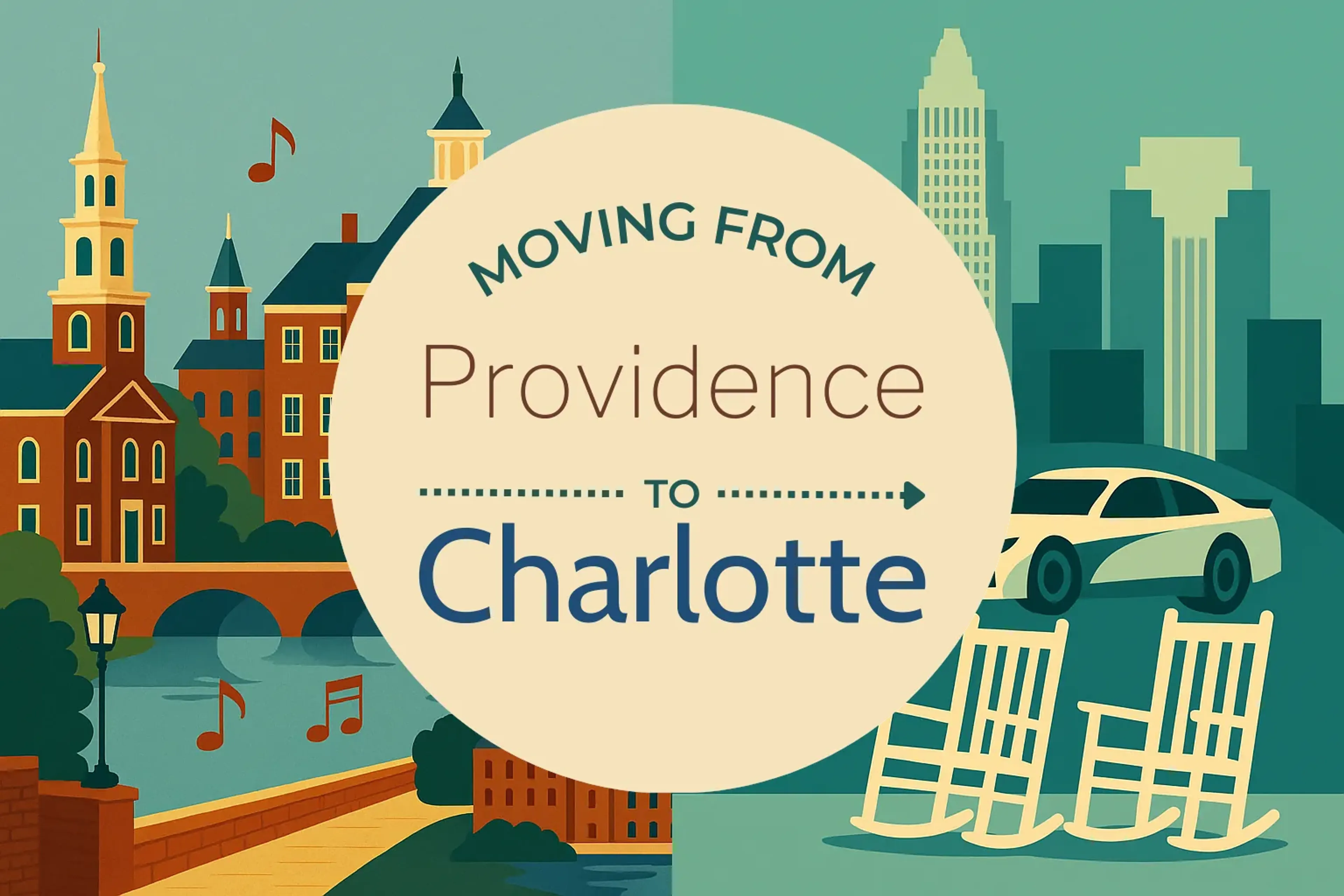 Side-by-side comparison of Providence to Charlotte moving companies