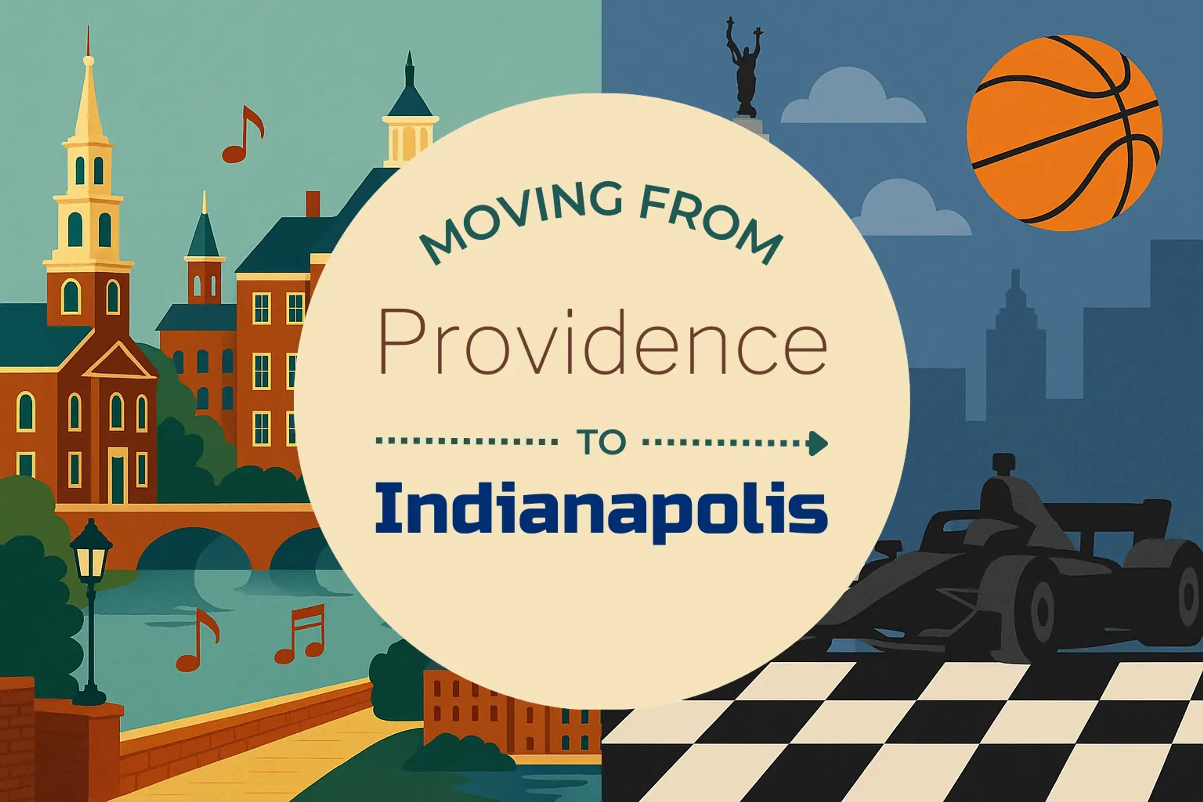 Side-by-side comparison of Providence to Indianapolis moving companies