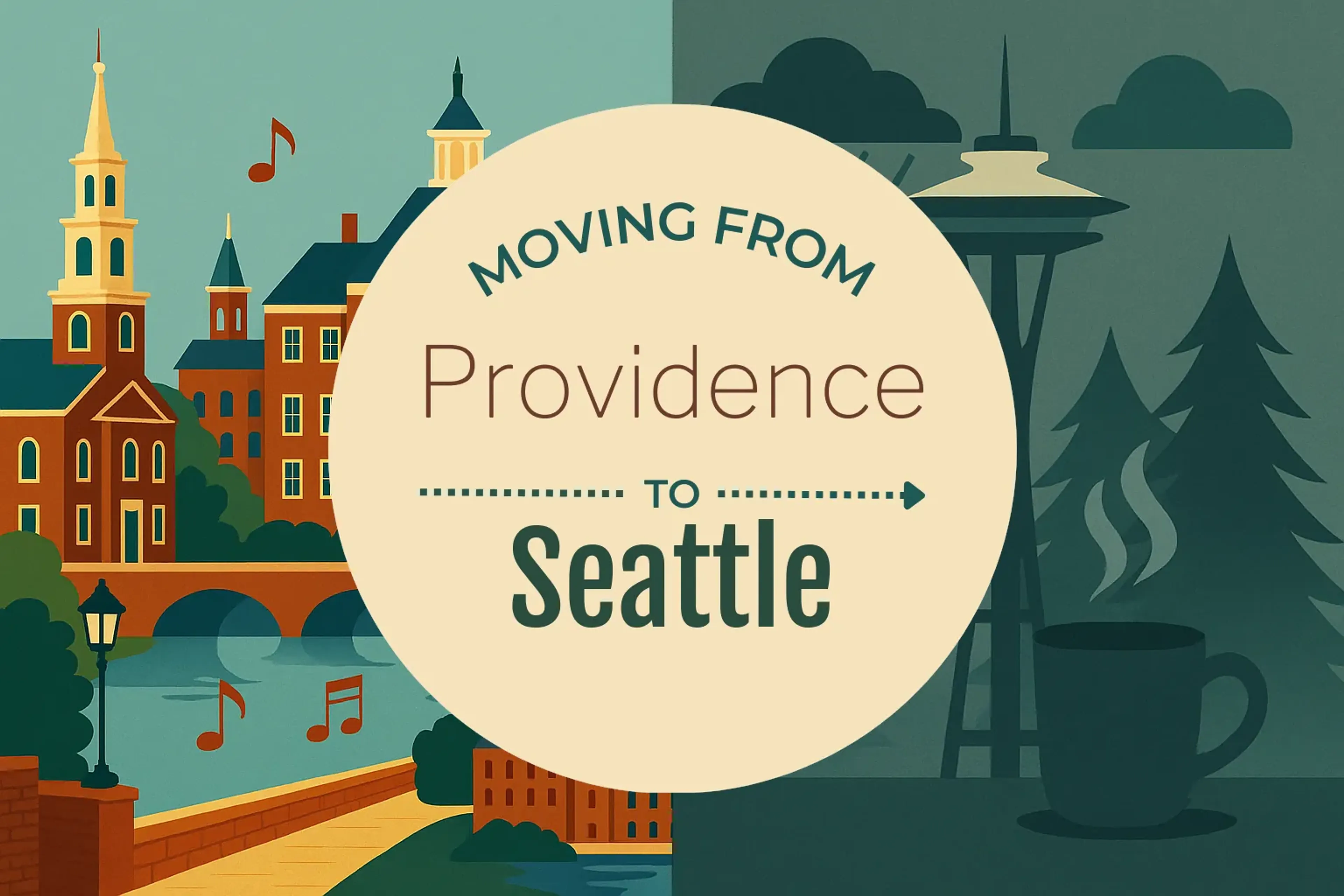 Side-by-side comparison of Providence to Seattle moving companies