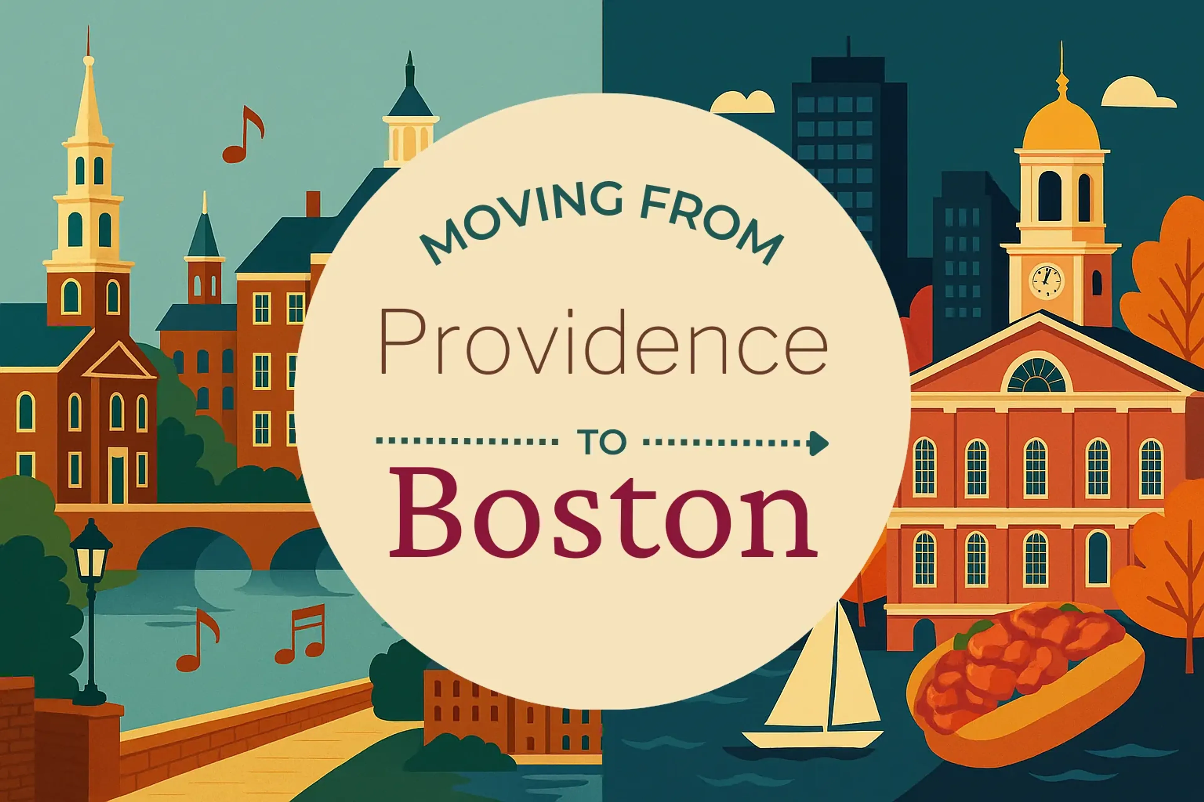 Side-by-side comparison of Providence to Boston moving companies