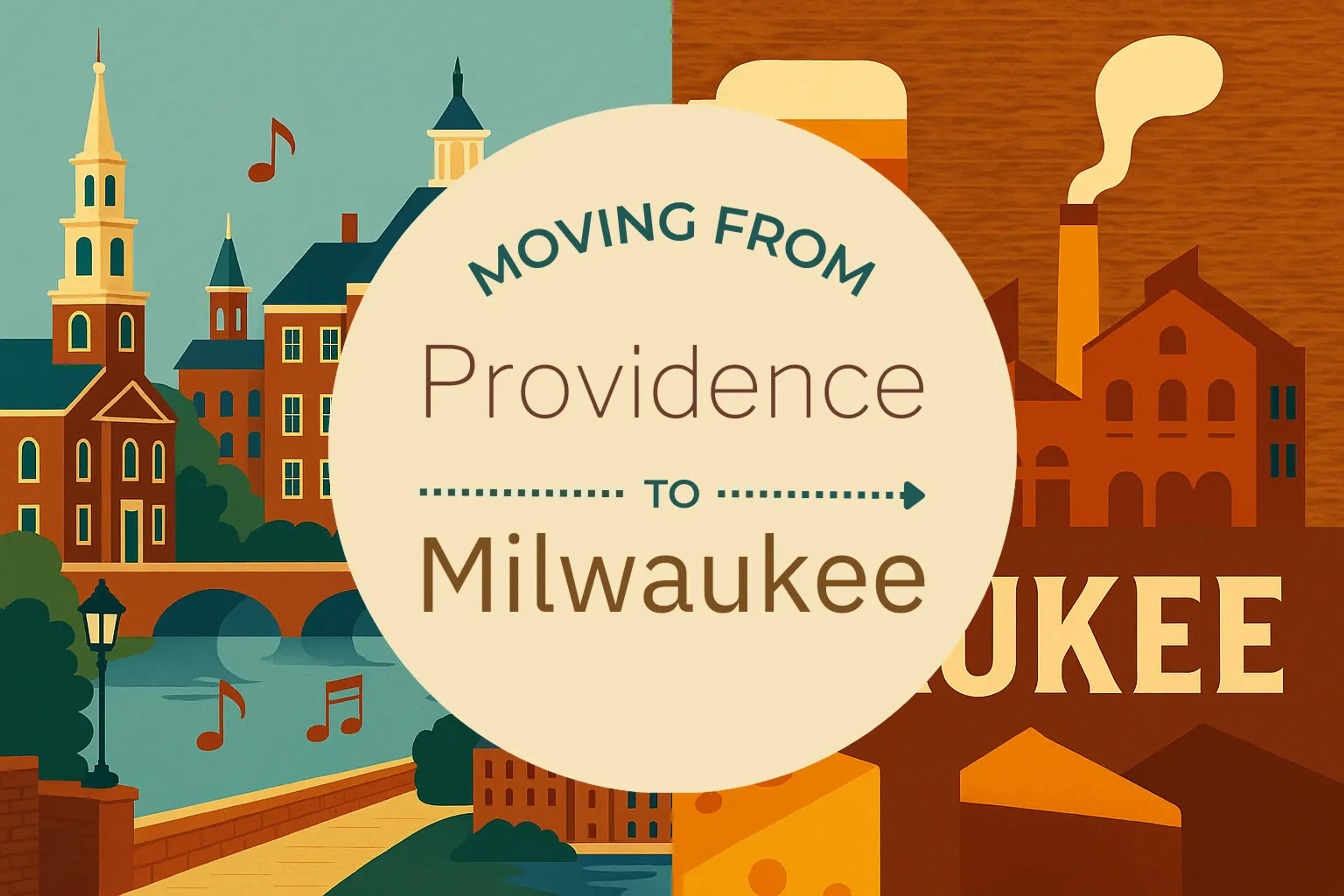 Side-by-side comparison of Providence to Milwaukee moving companies