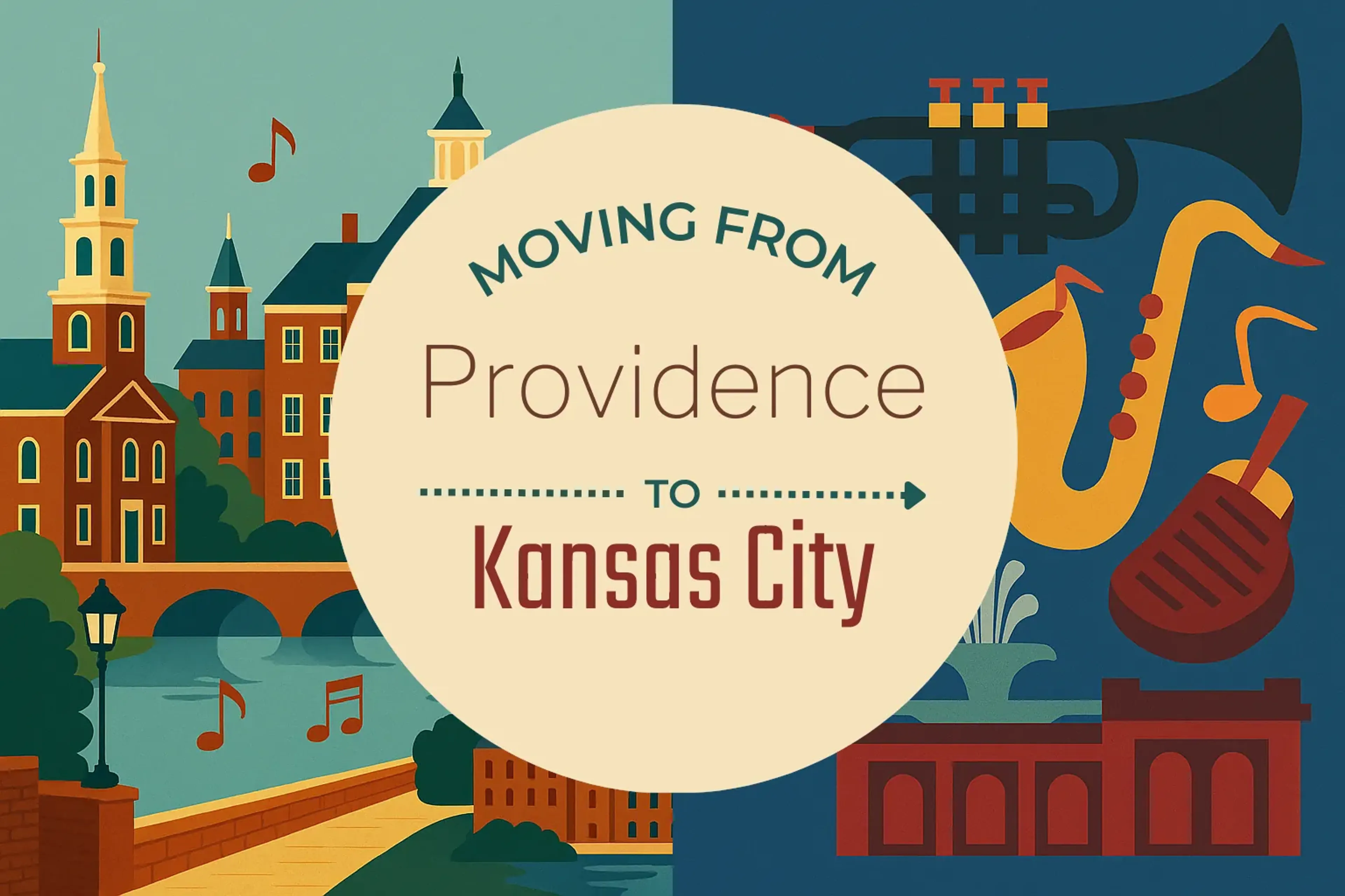 Side-by-side comparison of Providence to Kansas City moving companies