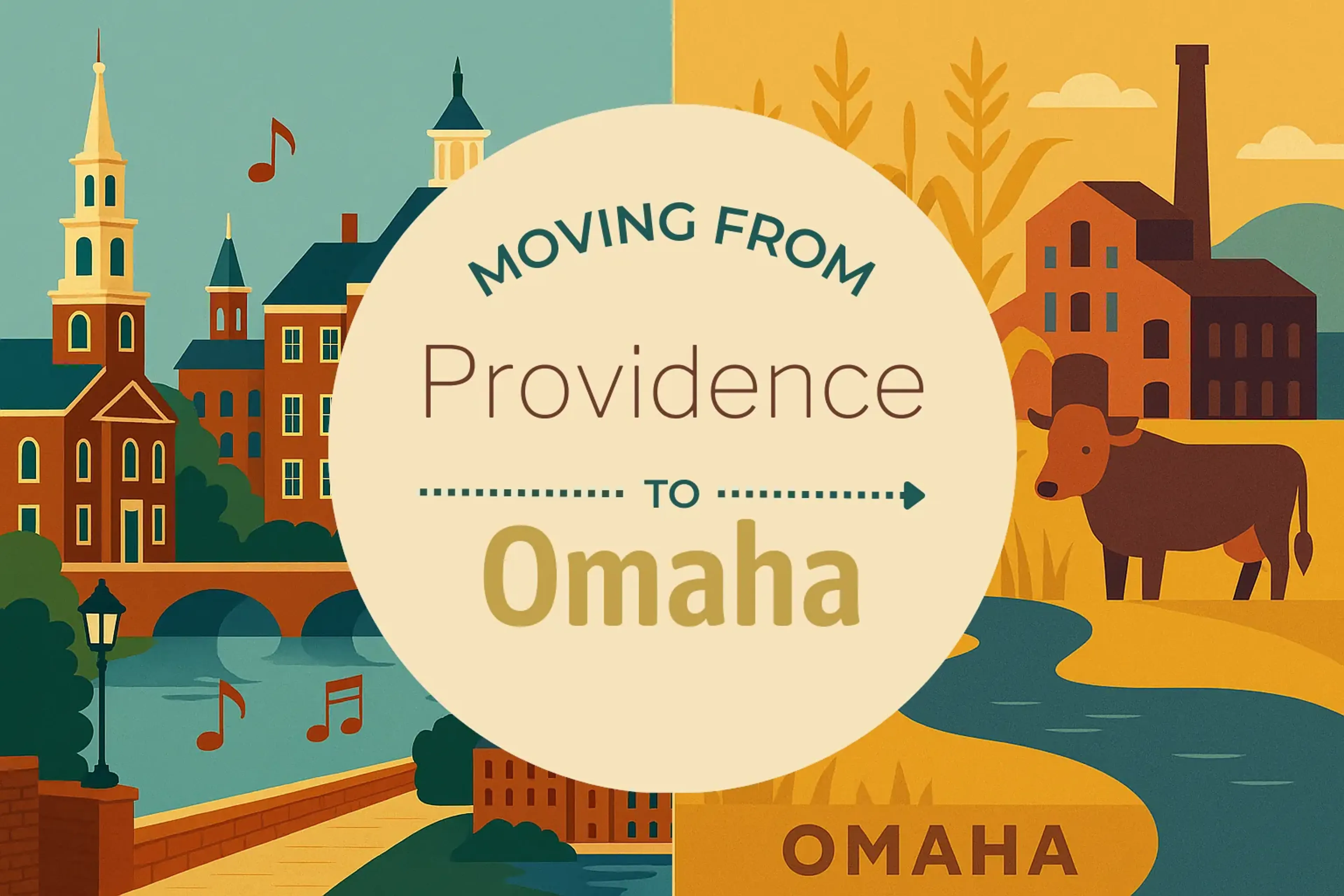 Side-by-side comparison of Providence to Omaha moving companies
