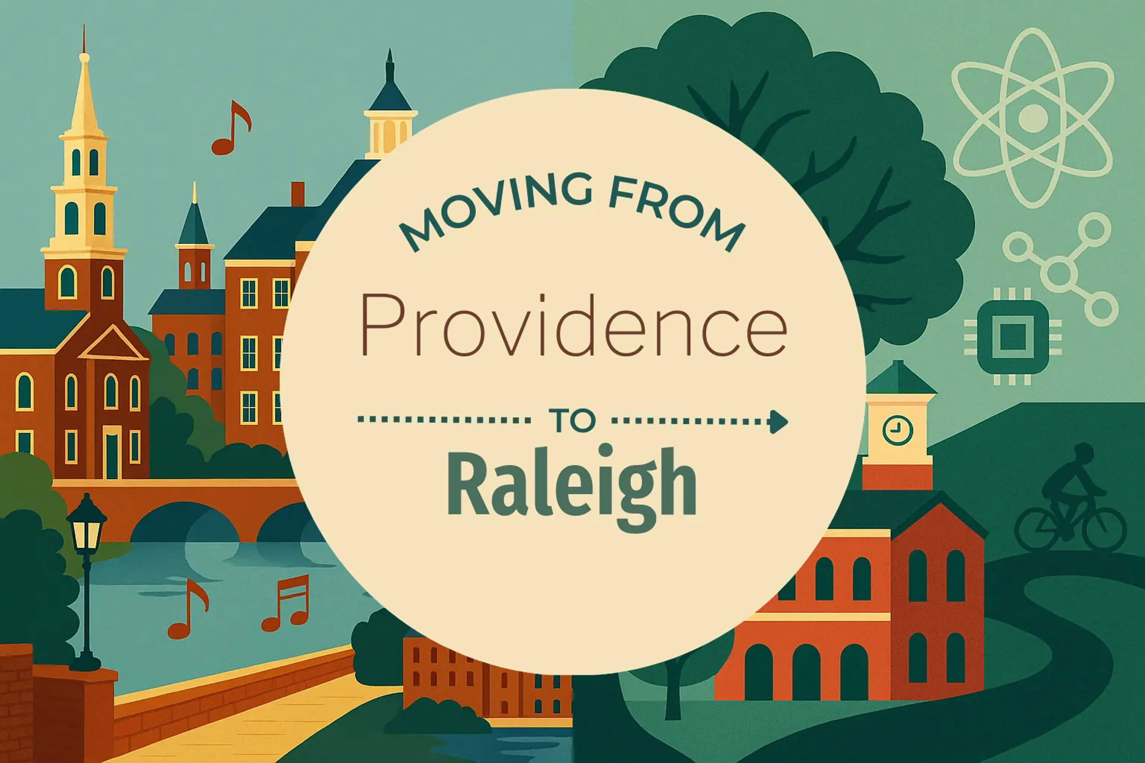 Side-by-side comparison of Providence to Raleigh moving companies