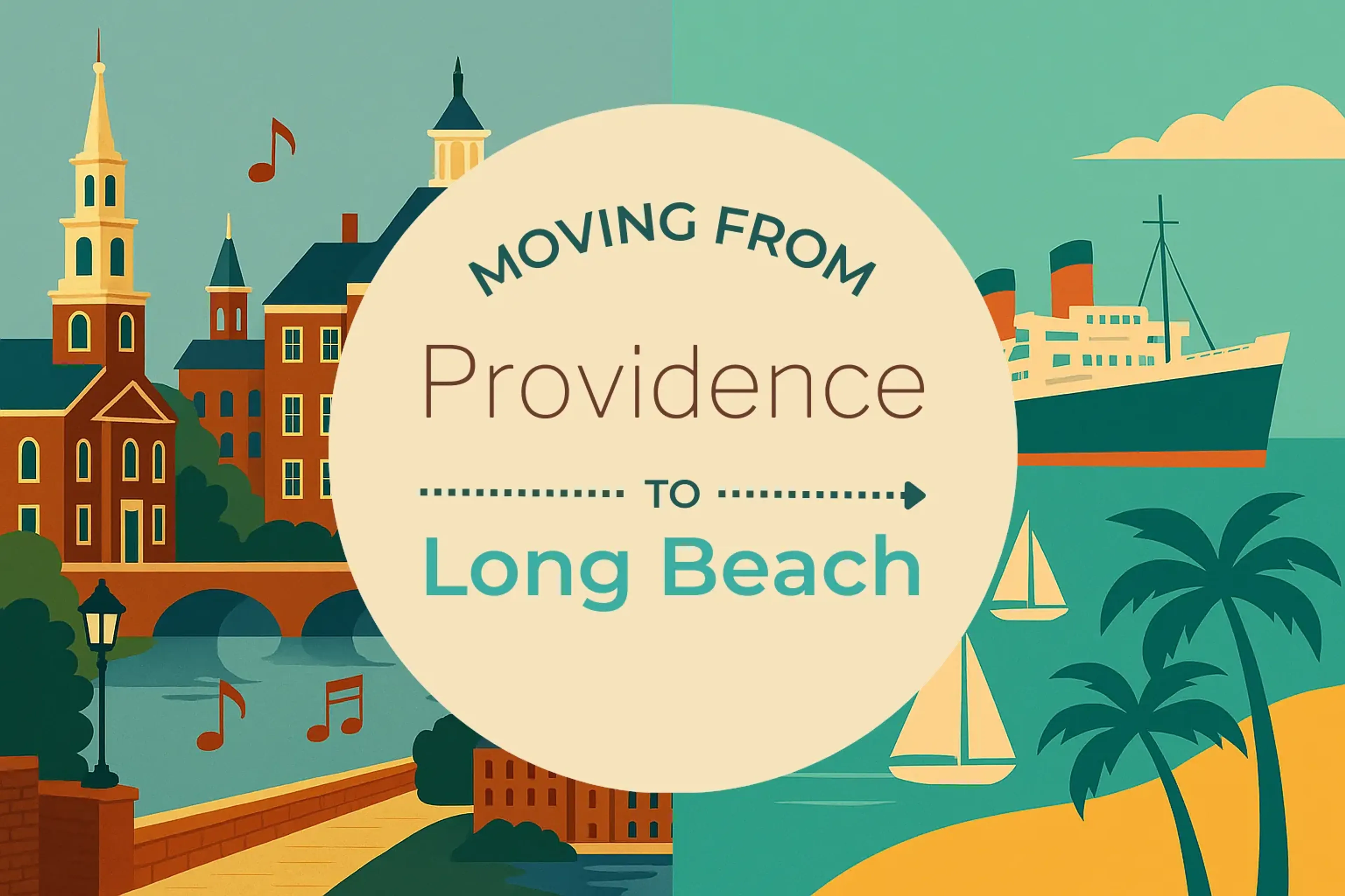 Side-by-side comparison of Providence to Long Beach moving companies